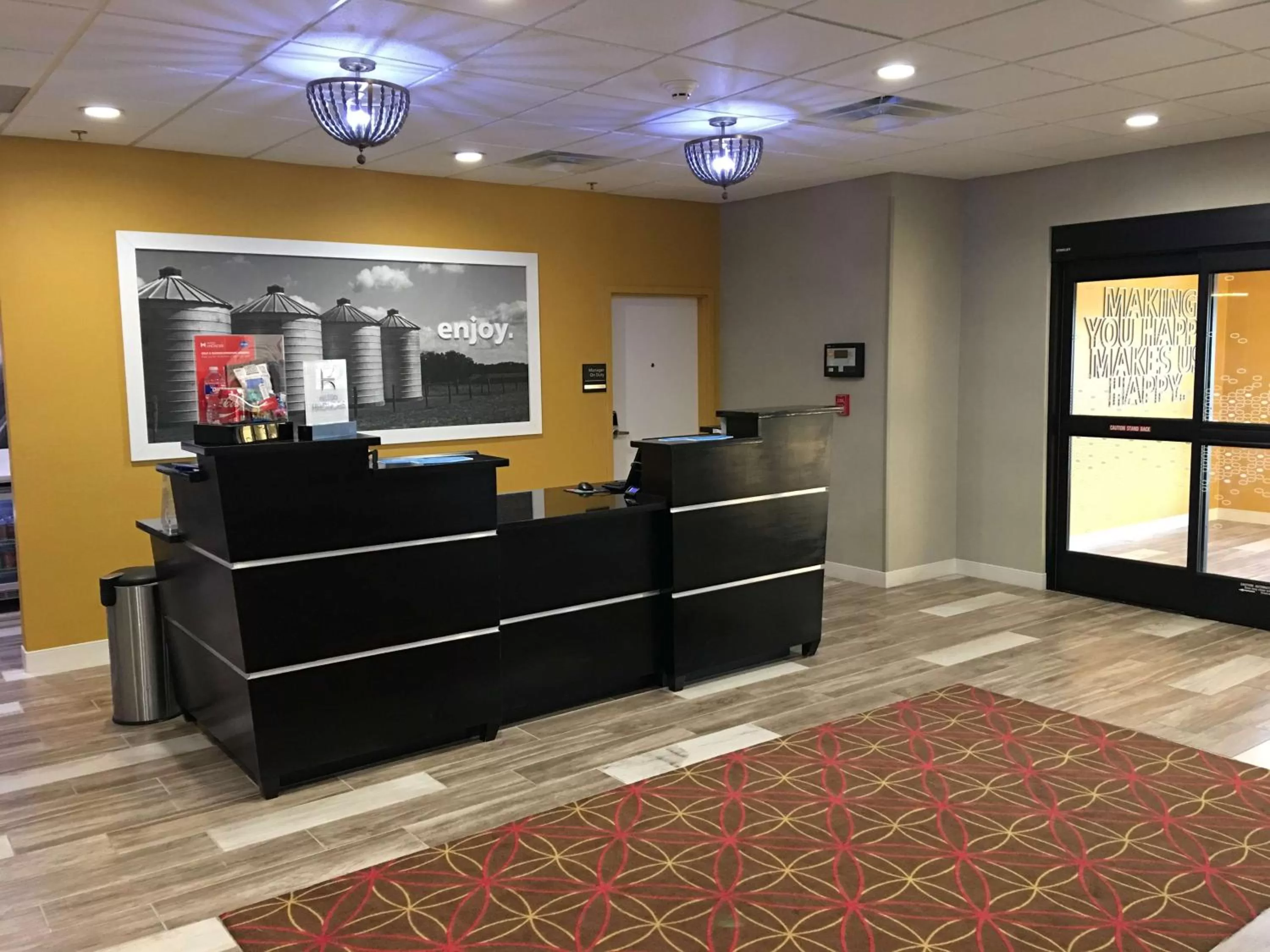 Lobby or reception in Hampton Inn McPherson