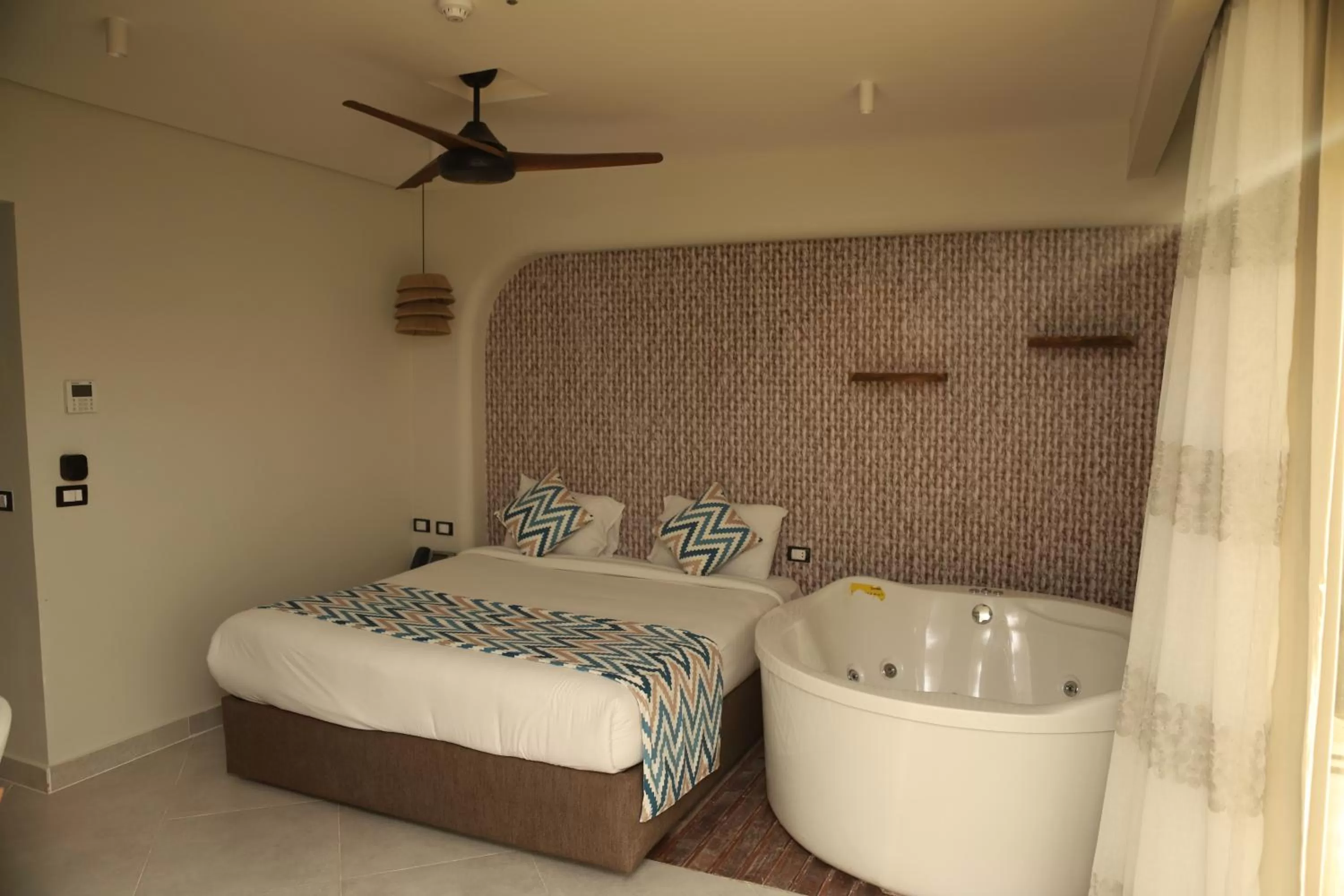 Bed in Panorama Bungalows Resort El Gouna