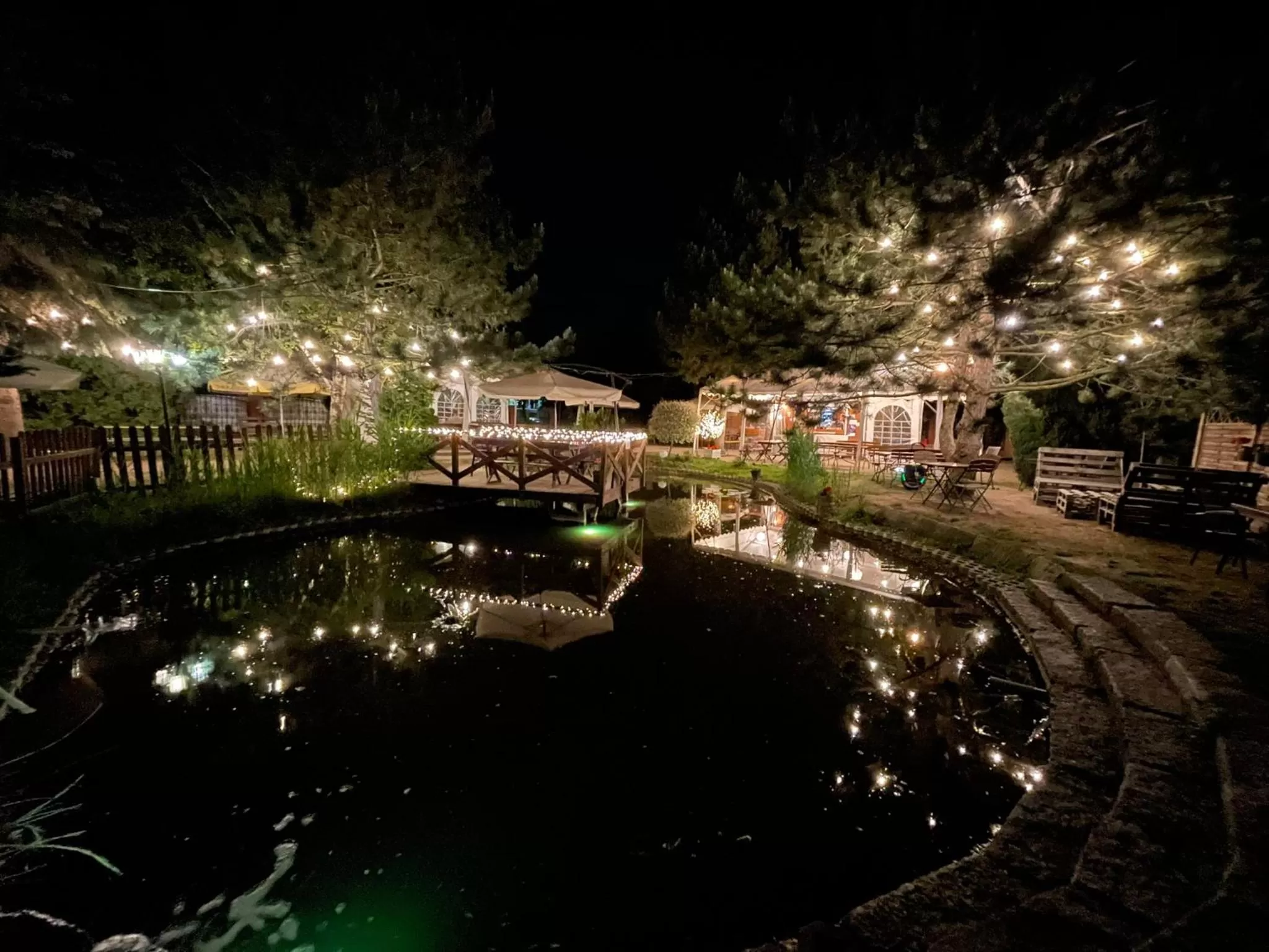 Bird's-eye View in Hotel Garden