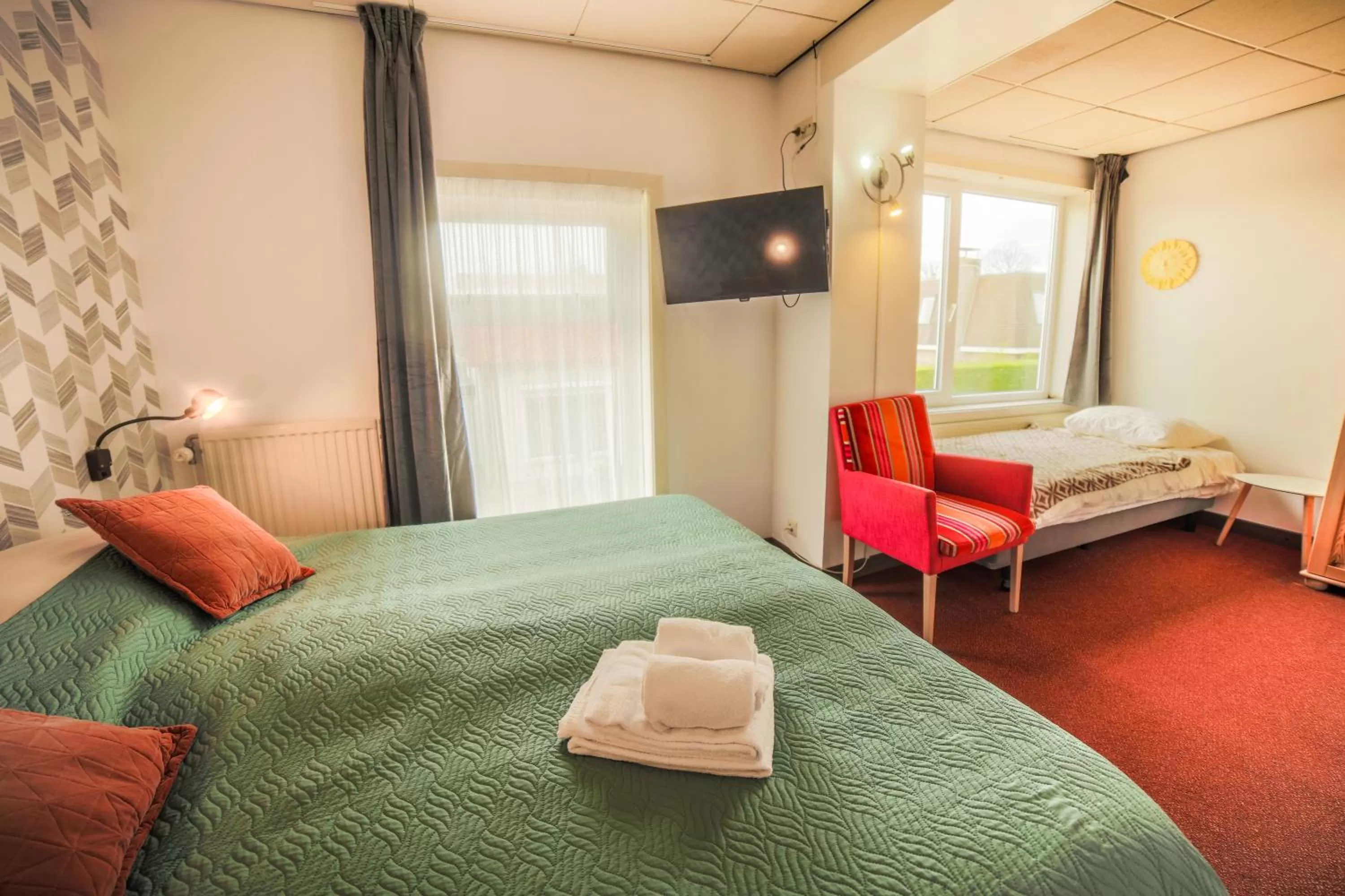 Bed in Hotel Le Provencal