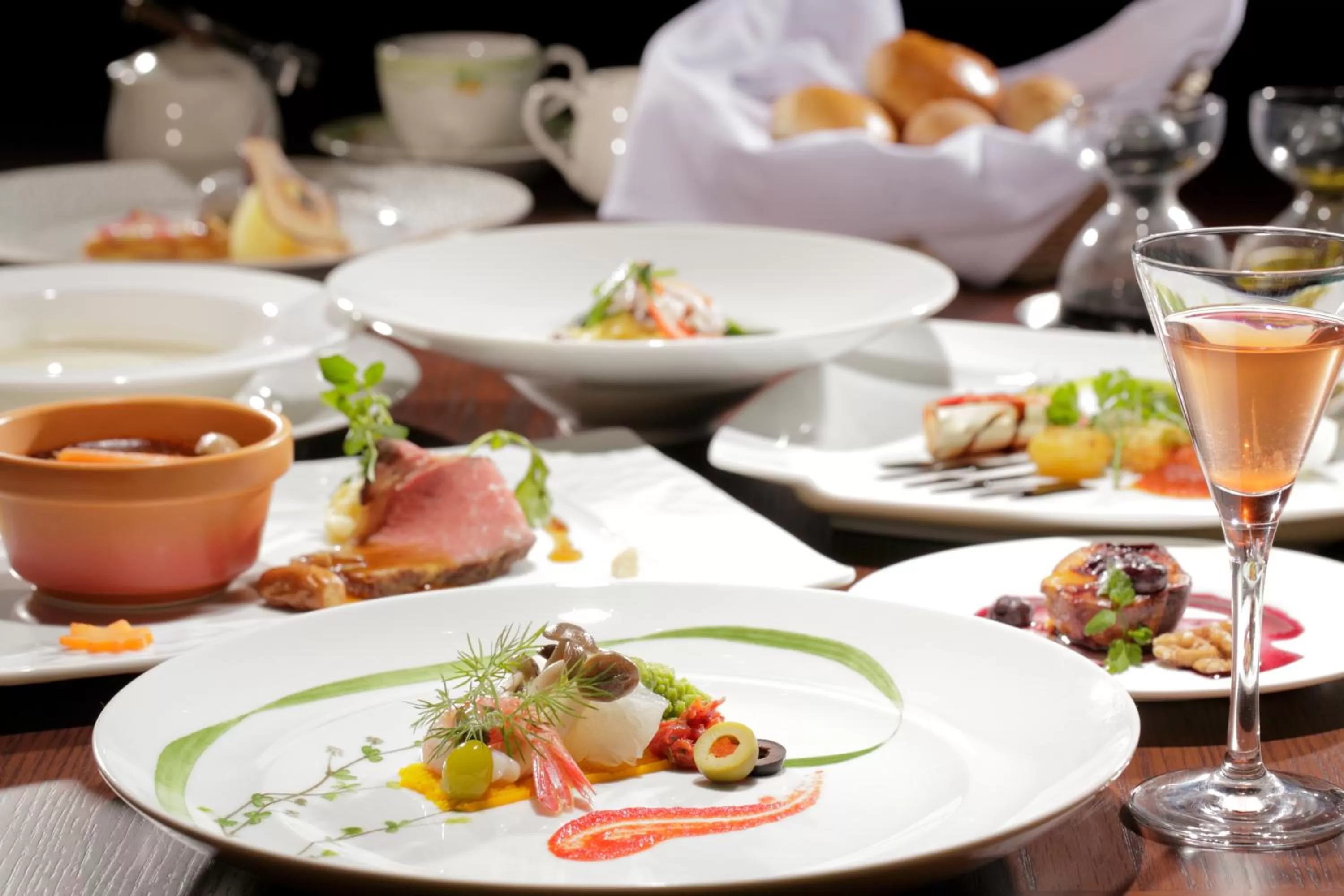 Dinner in La Vista Fujikawaguchiko