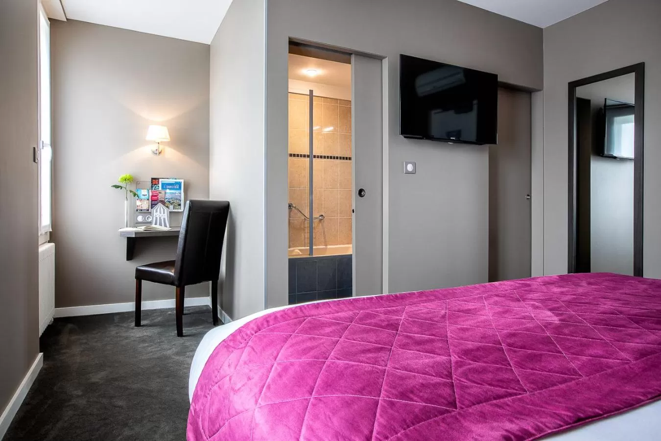 Bed in Hotel Des Dunes