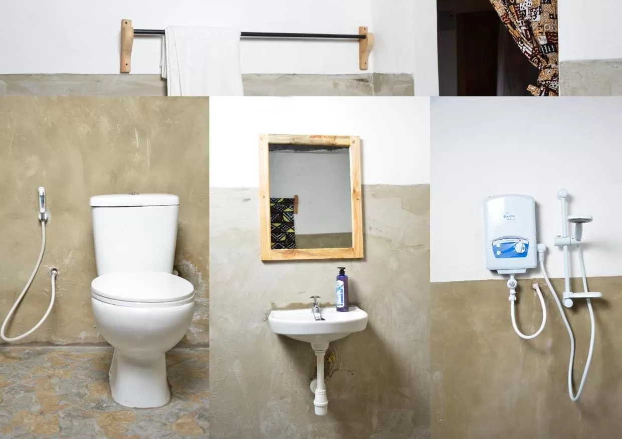 Bathroom in Charming Eco-Homestay near Kilimanjaro International Airport