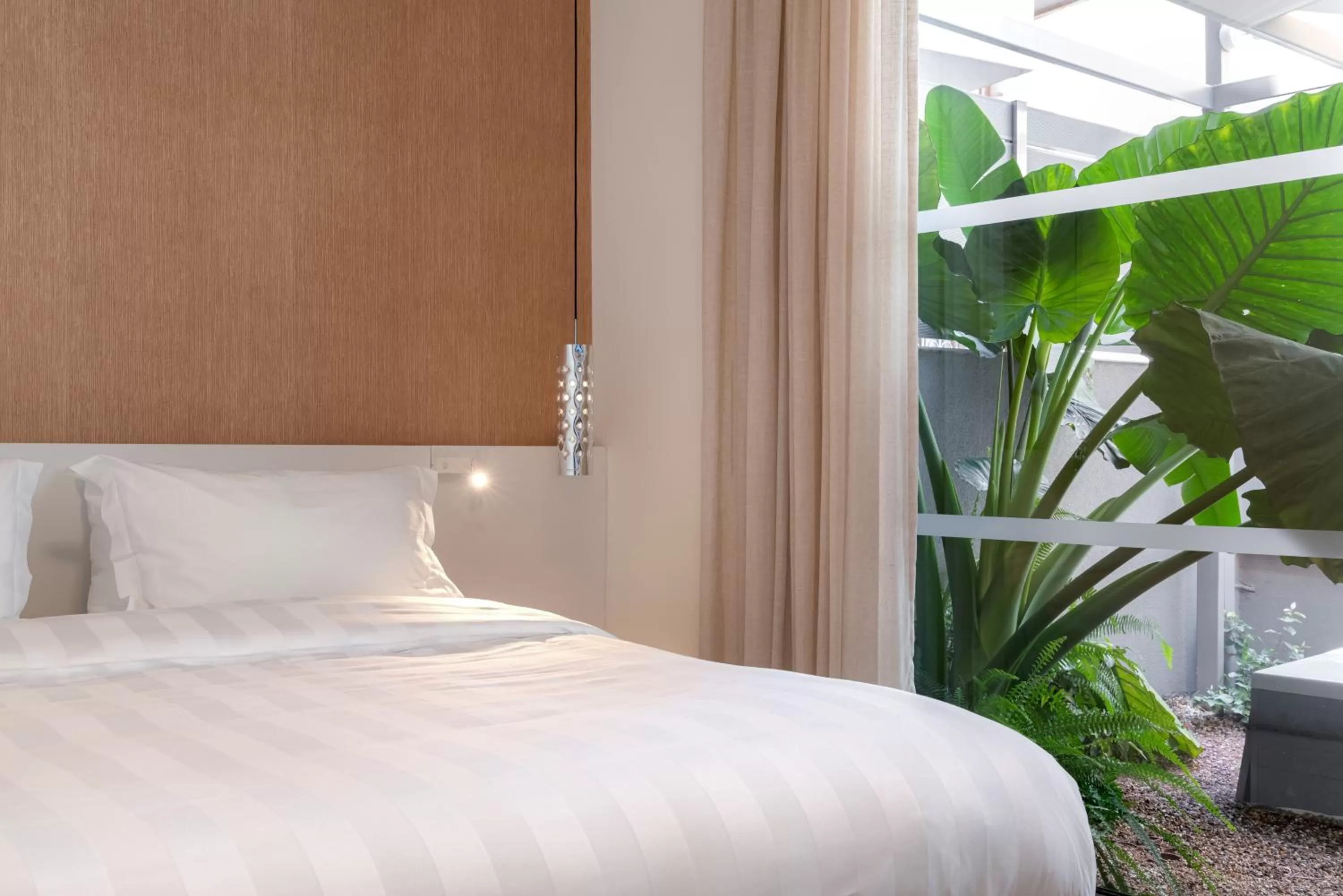 Bed in Athens Hill Luxury Apartments