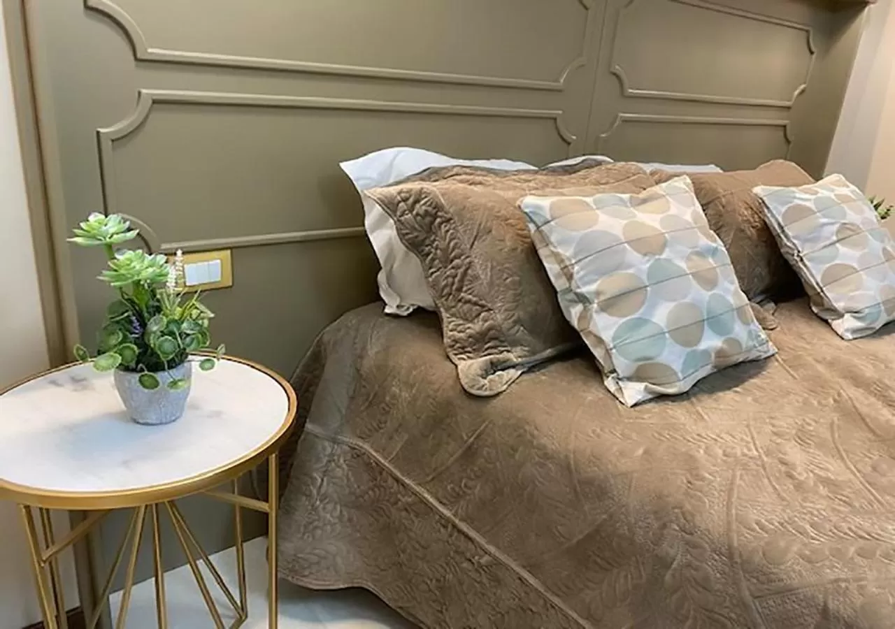 Decorative detail, Bed in B&B Villa del Sole Relais