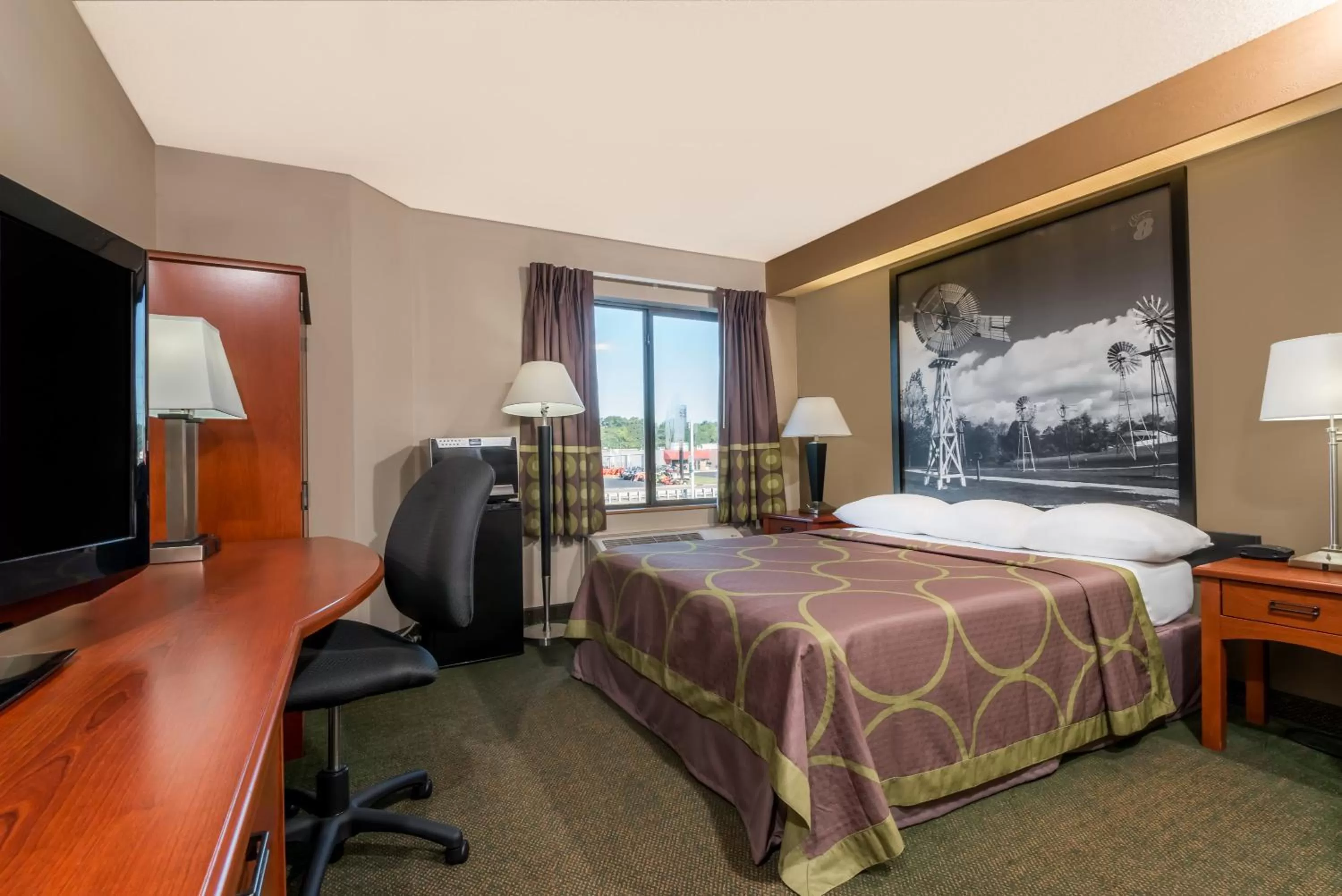 Bed in Super 8 by Wyndham Jasper