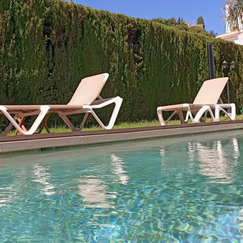 Swimming pool in La Luna Blanca