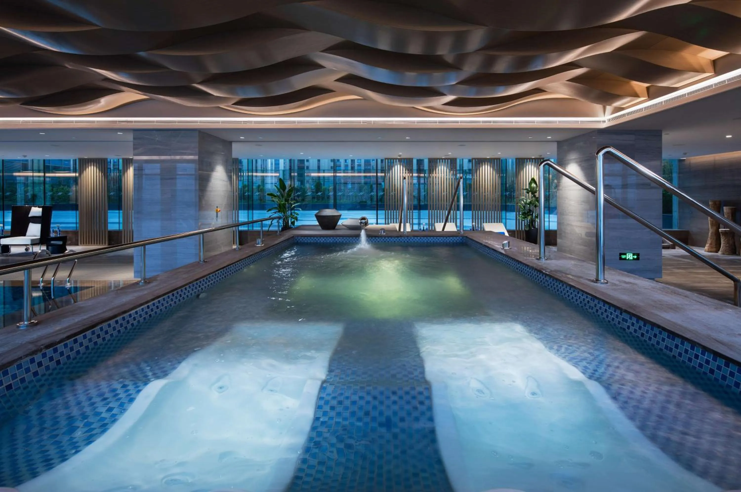 Pool view in Hilton Quanzhou Riverside