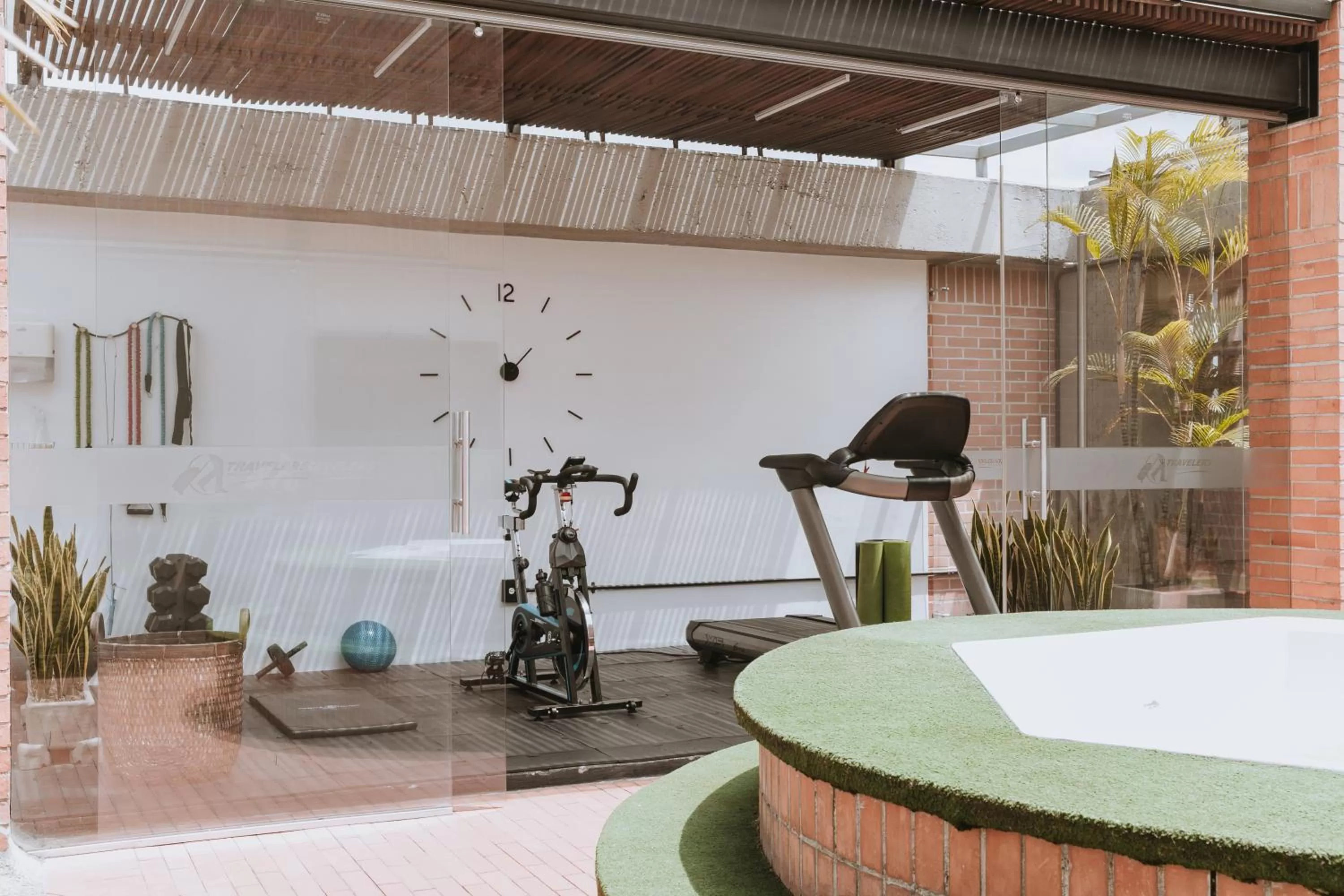 Fitness centre/facilities in Travelers Orange Suites