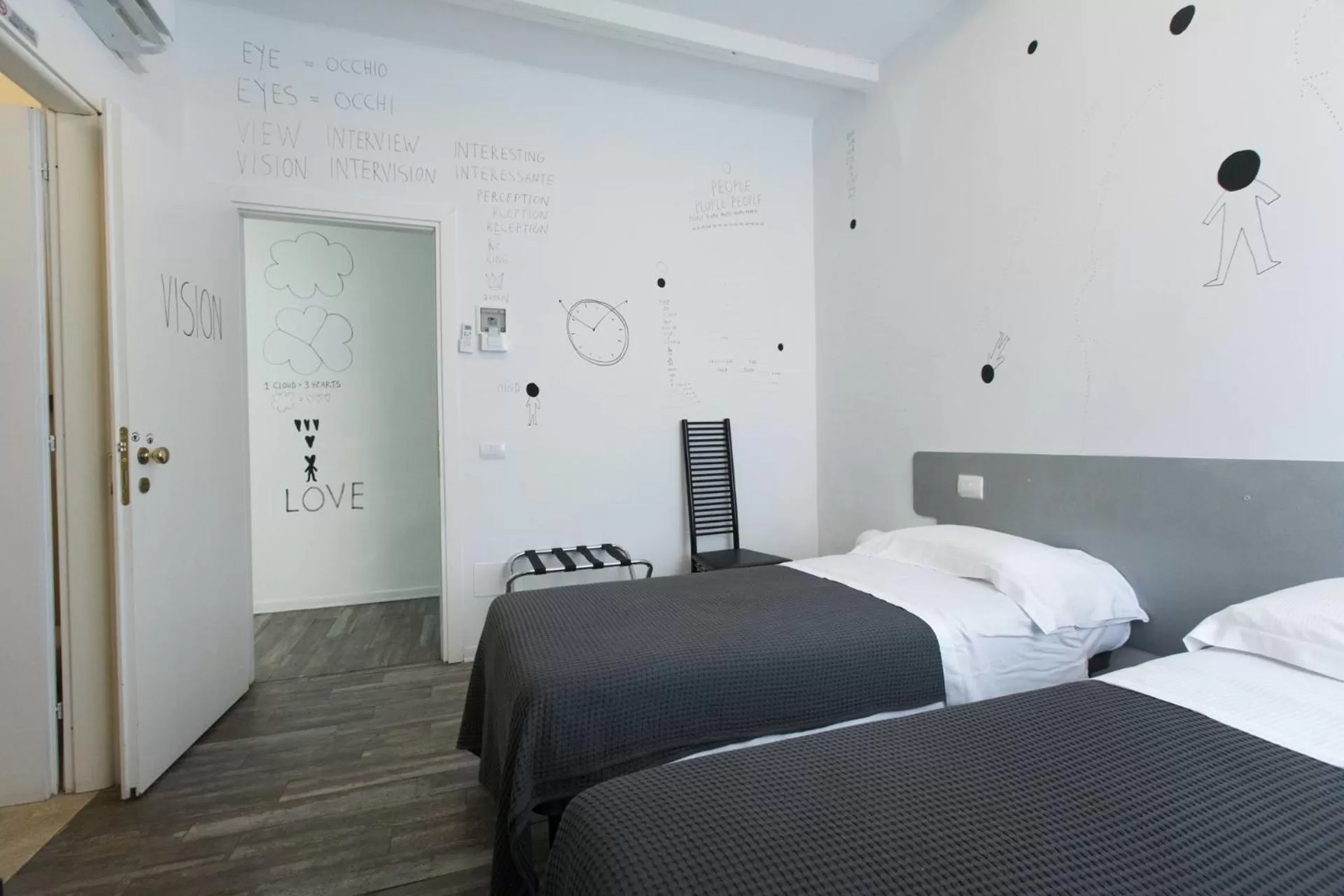 Bed in Boutique Hotel Novecento