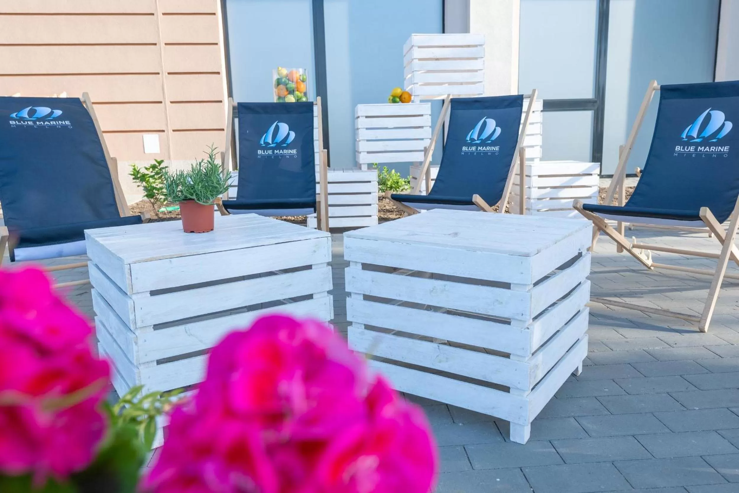 Balcony/Terrace in Blue Marine Mielno