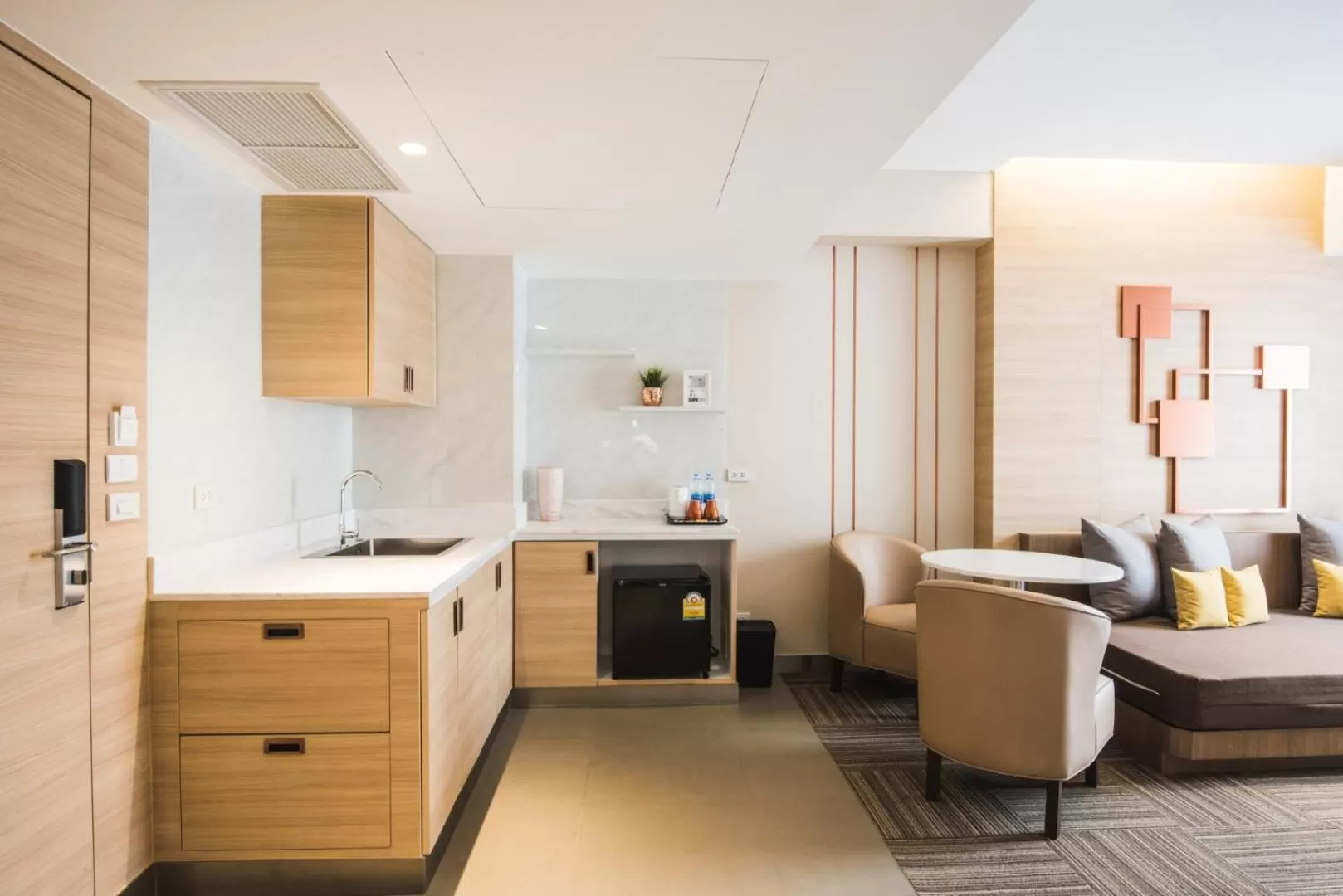 Kitchen or kitchenette in twothree a homely hotel - SHA Extra Plus