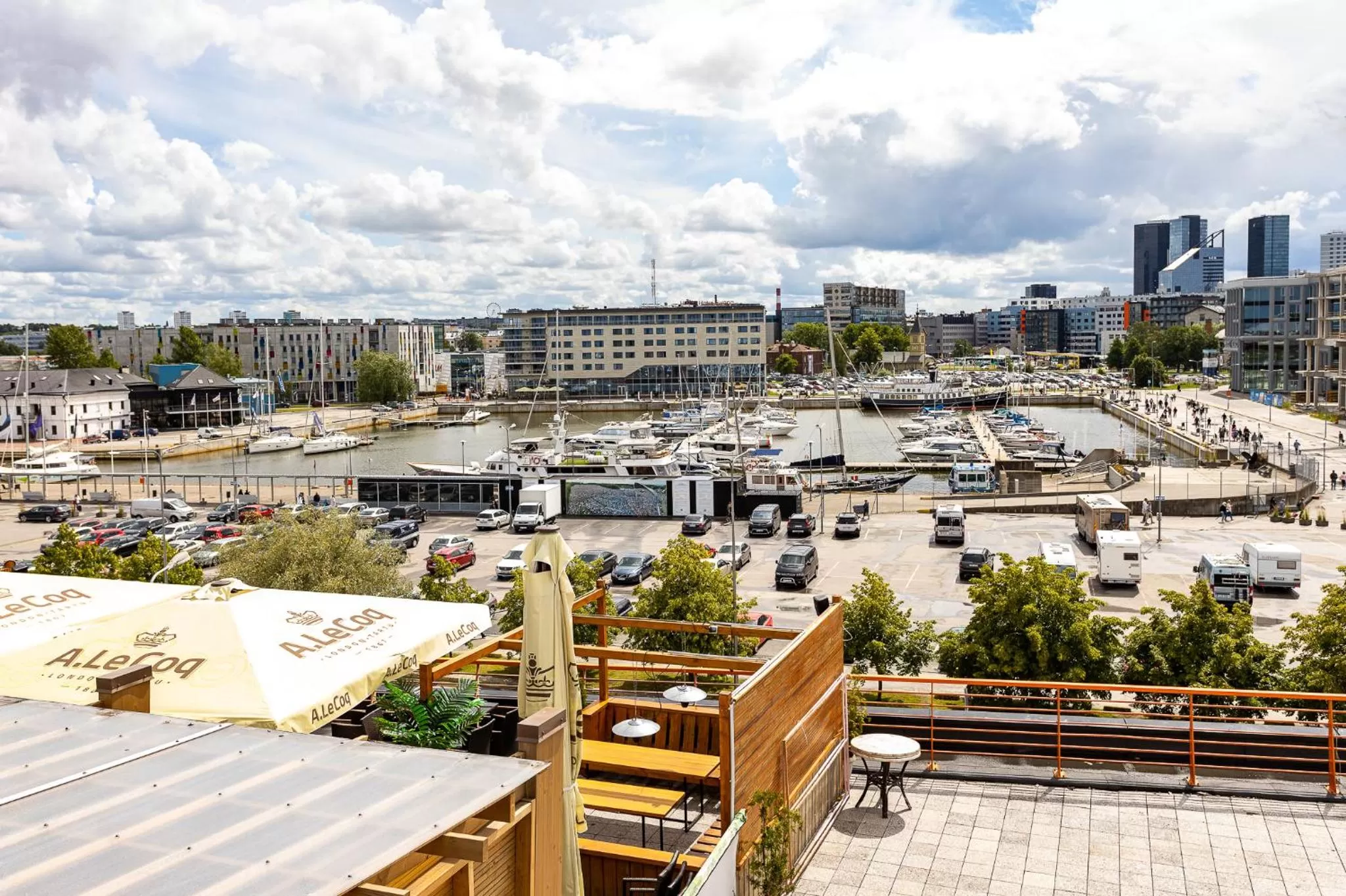 City view in Adoryal Hotell