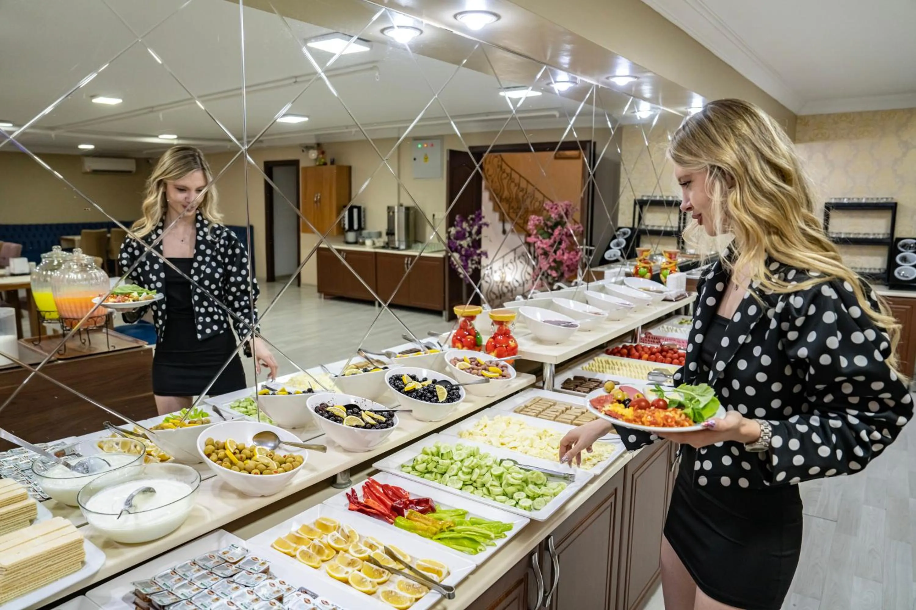 Buffet breakfast in Grand Hamit Hotel