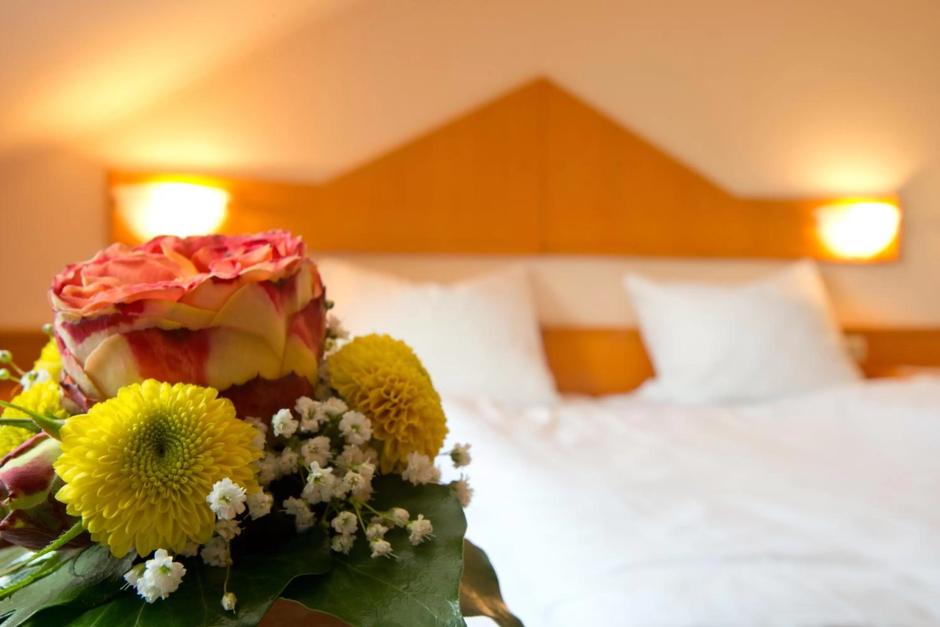 Bed in Hotel Hohenaschau