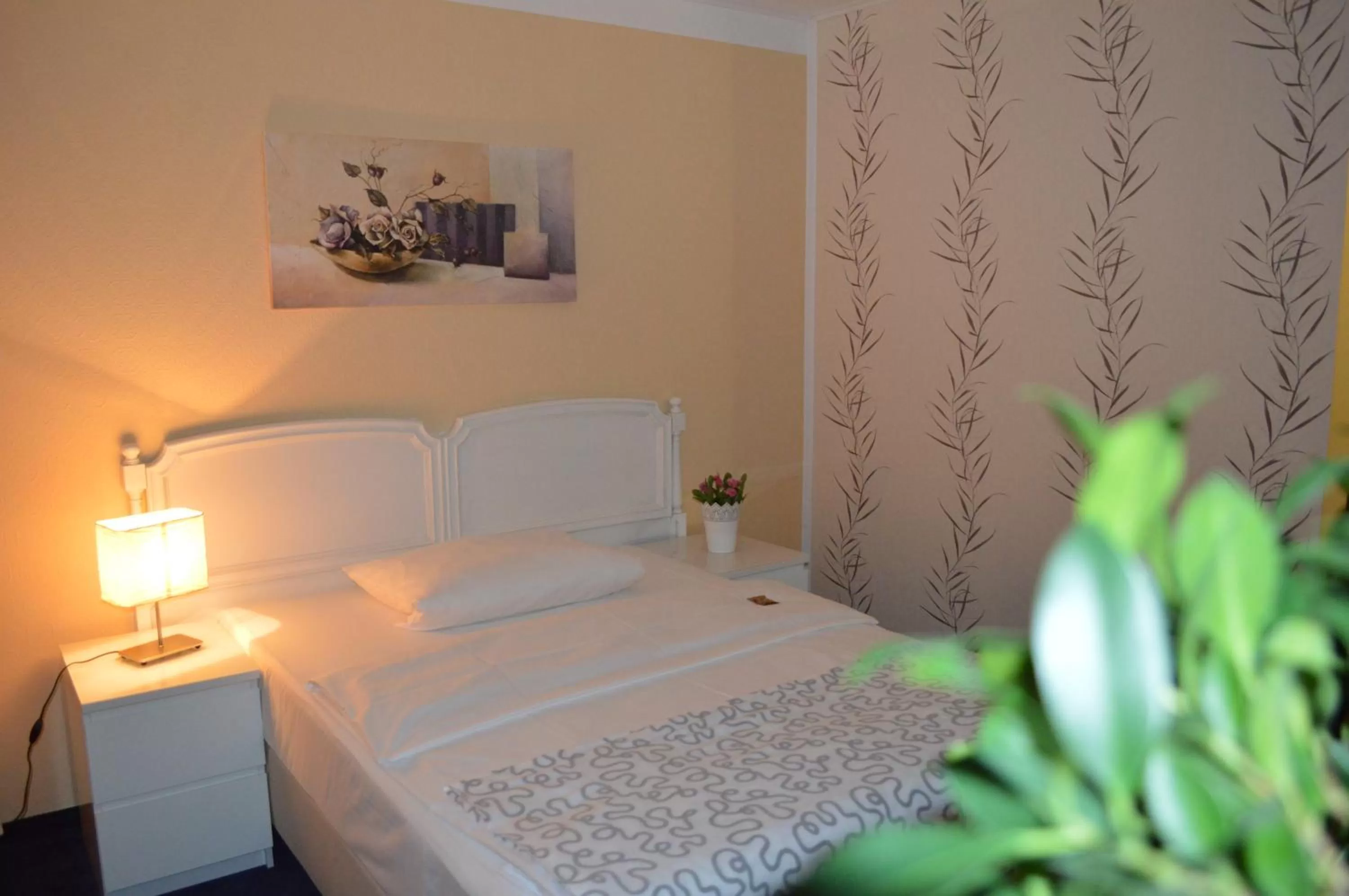 Bed in Hotel Royal Hanau