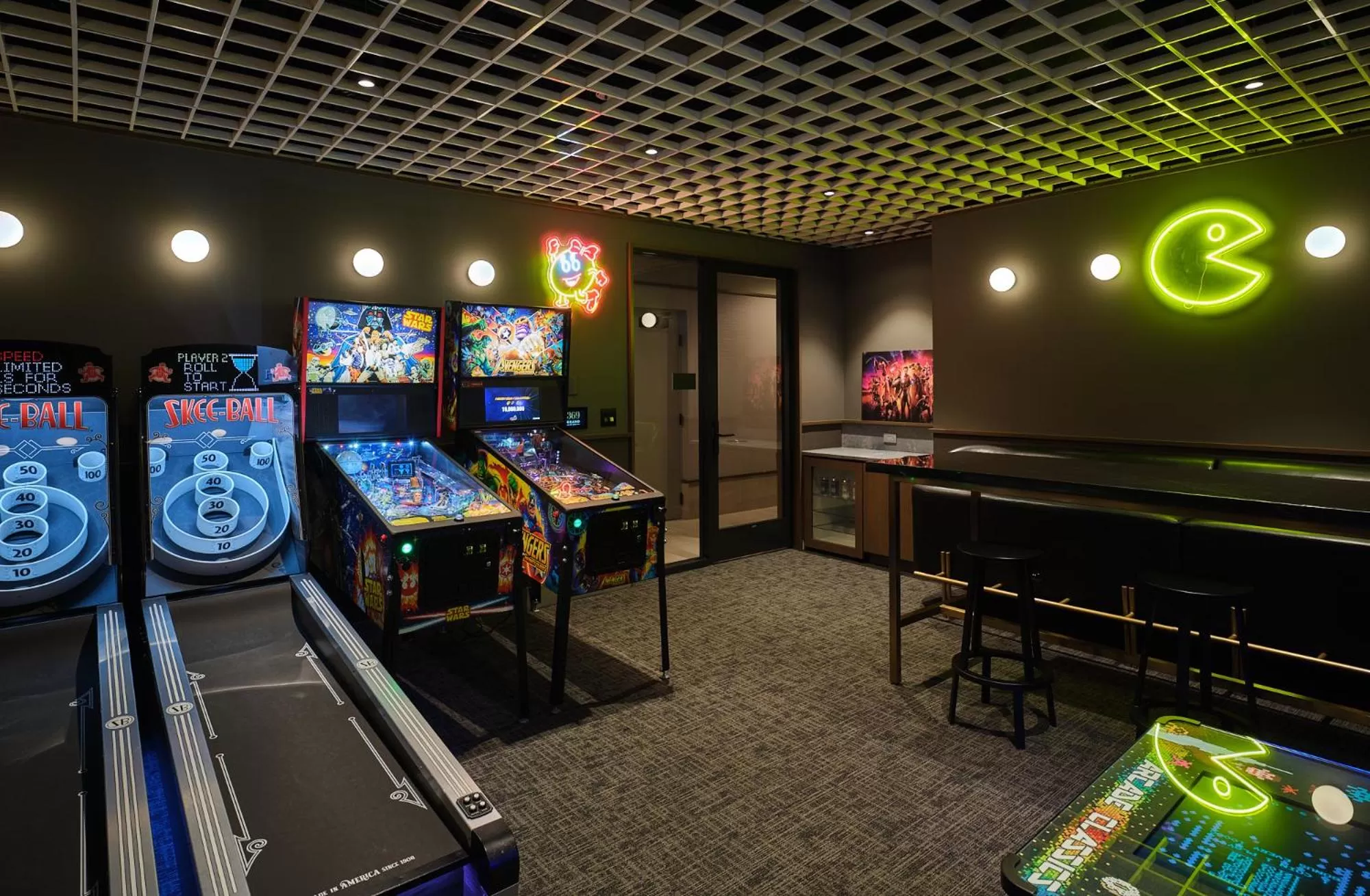 Game Room in Level Chicago - River North