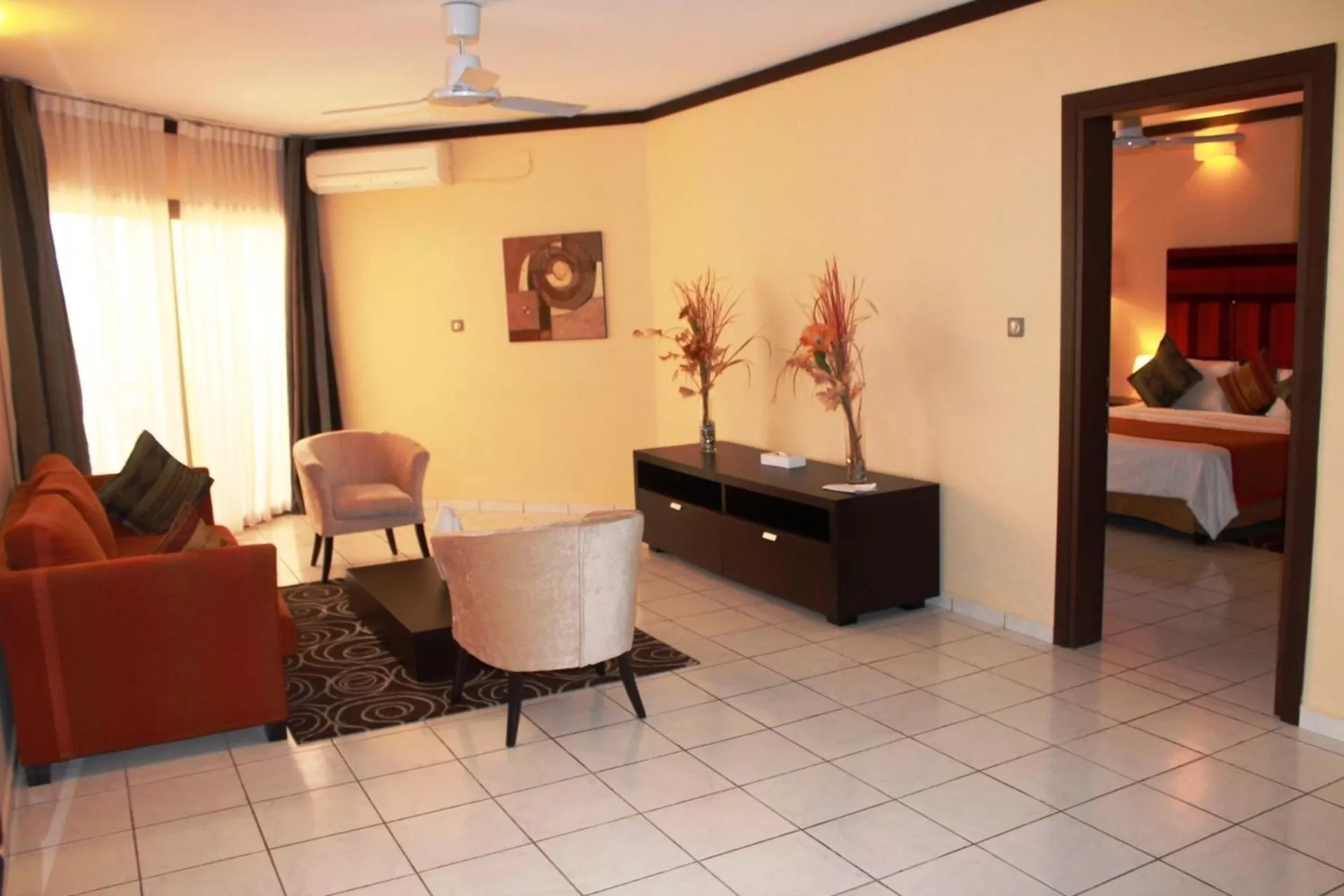 Shower in Les Acacias Hotel Djibouti