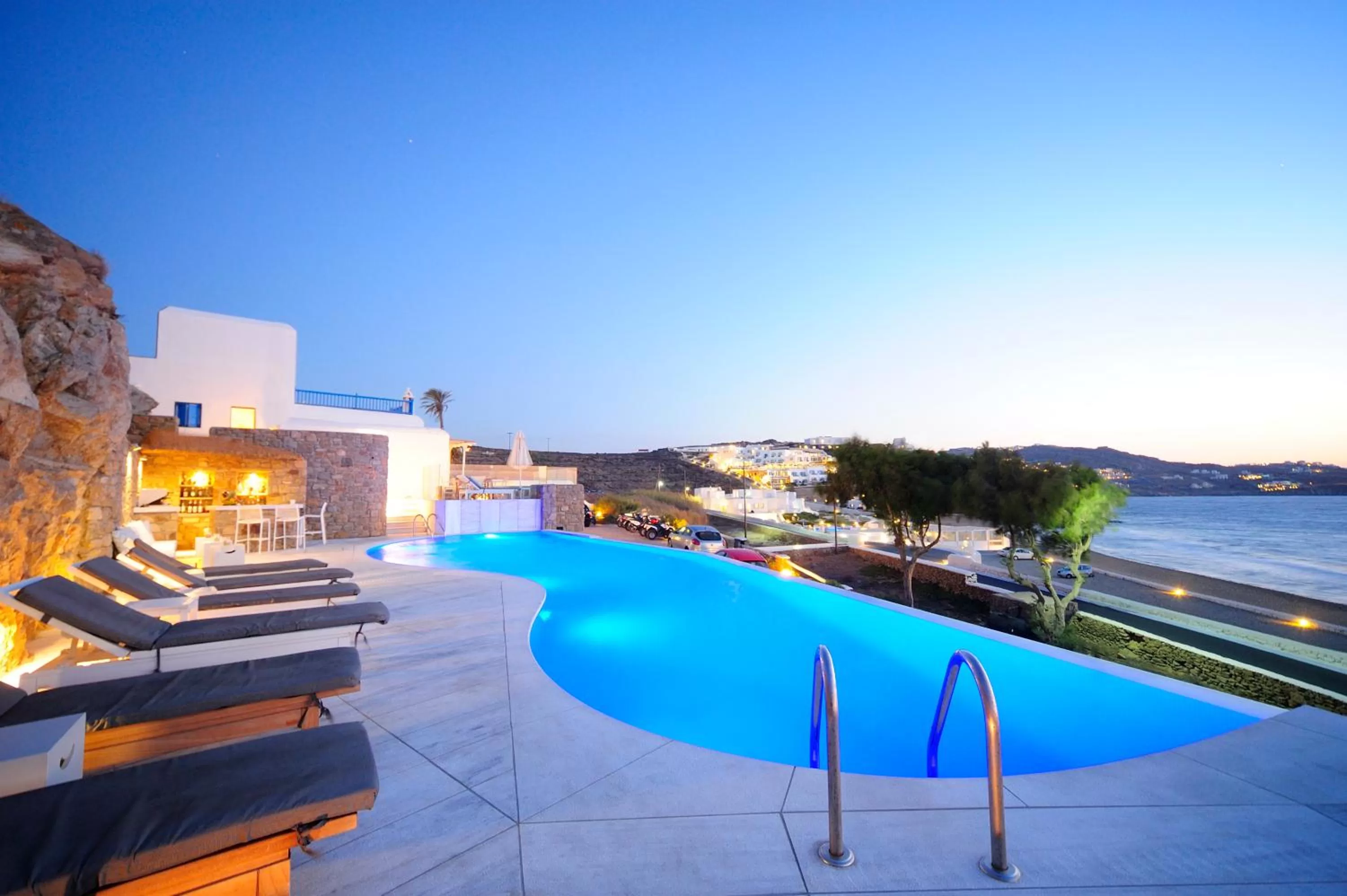 Swimming pool in Mykonos Beach Hotel