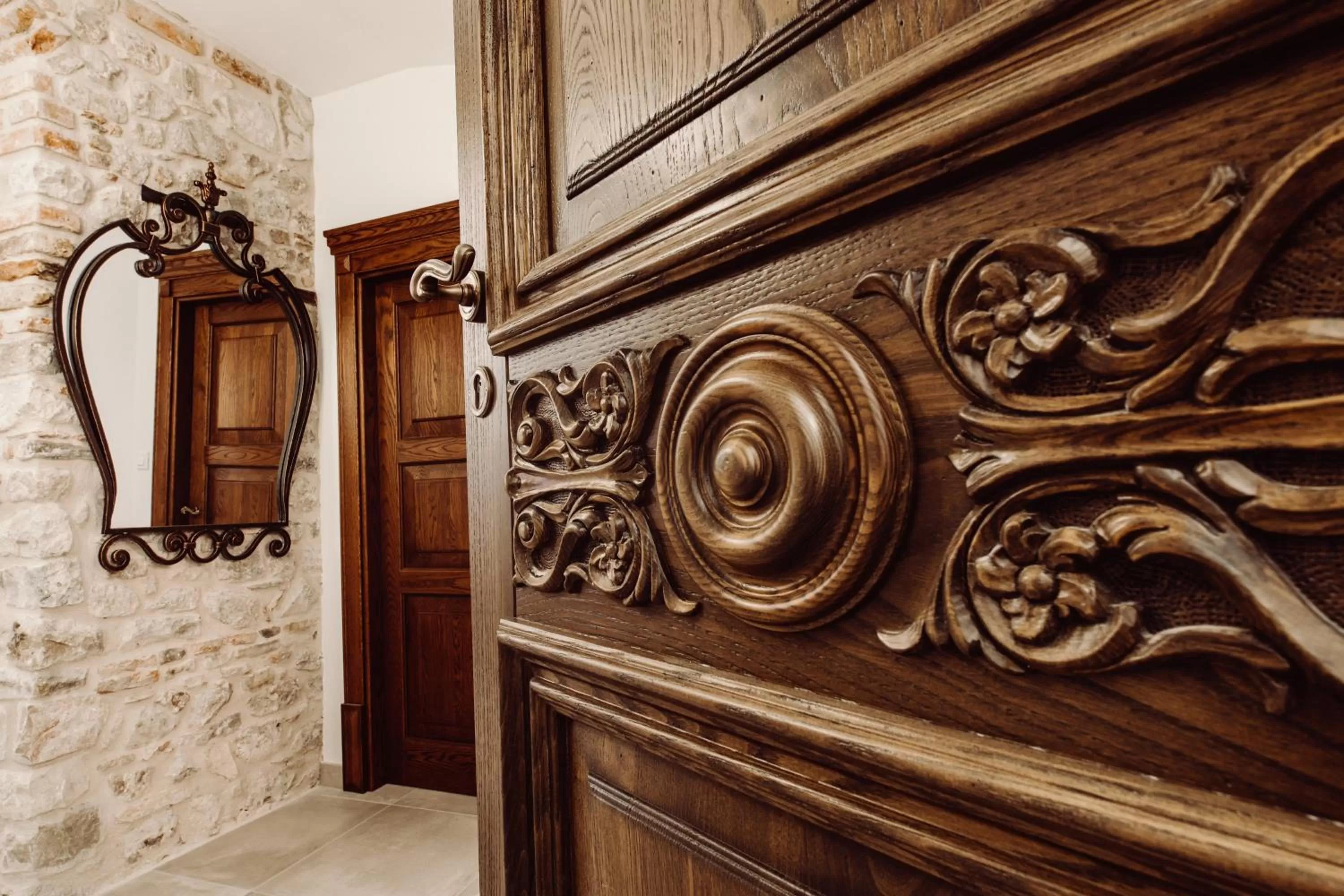 Decorative detail in Villa Nepos Hotel