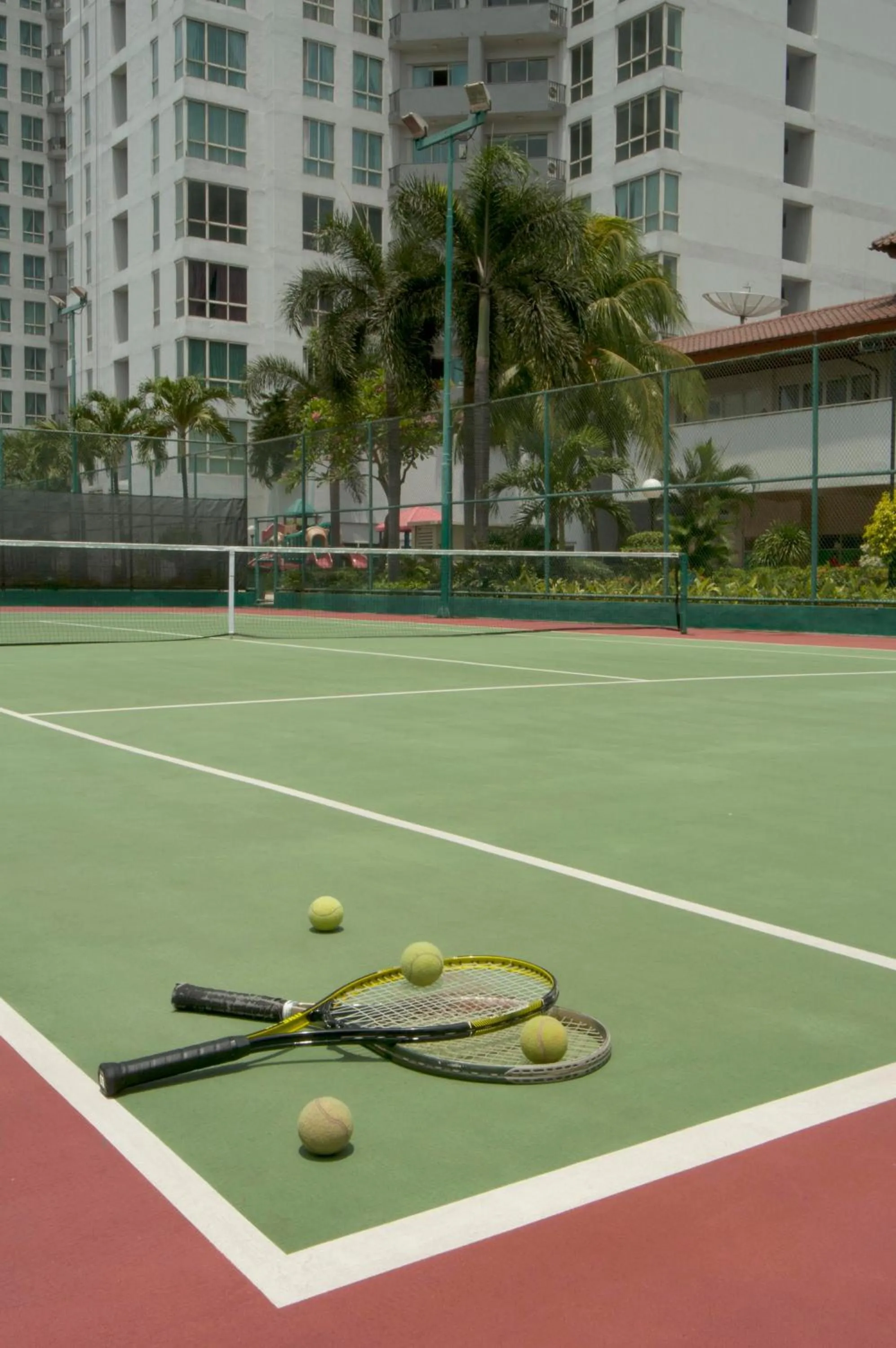 Tennis court in The Residences at Puri Casablanca