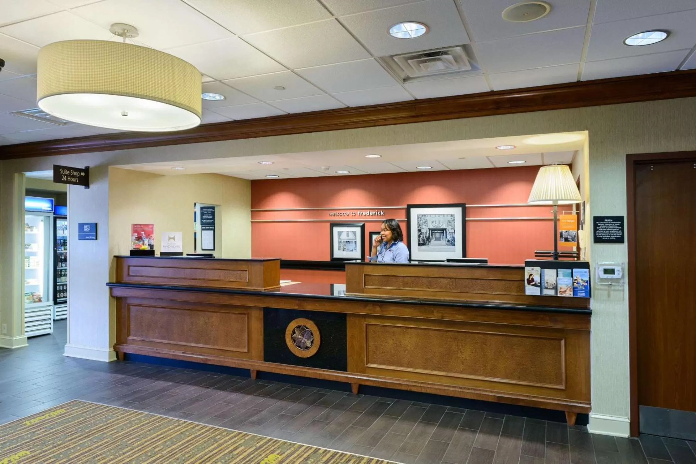 Lobby or reception in Hampton Inn & Suites Frederick/Fort Detrick