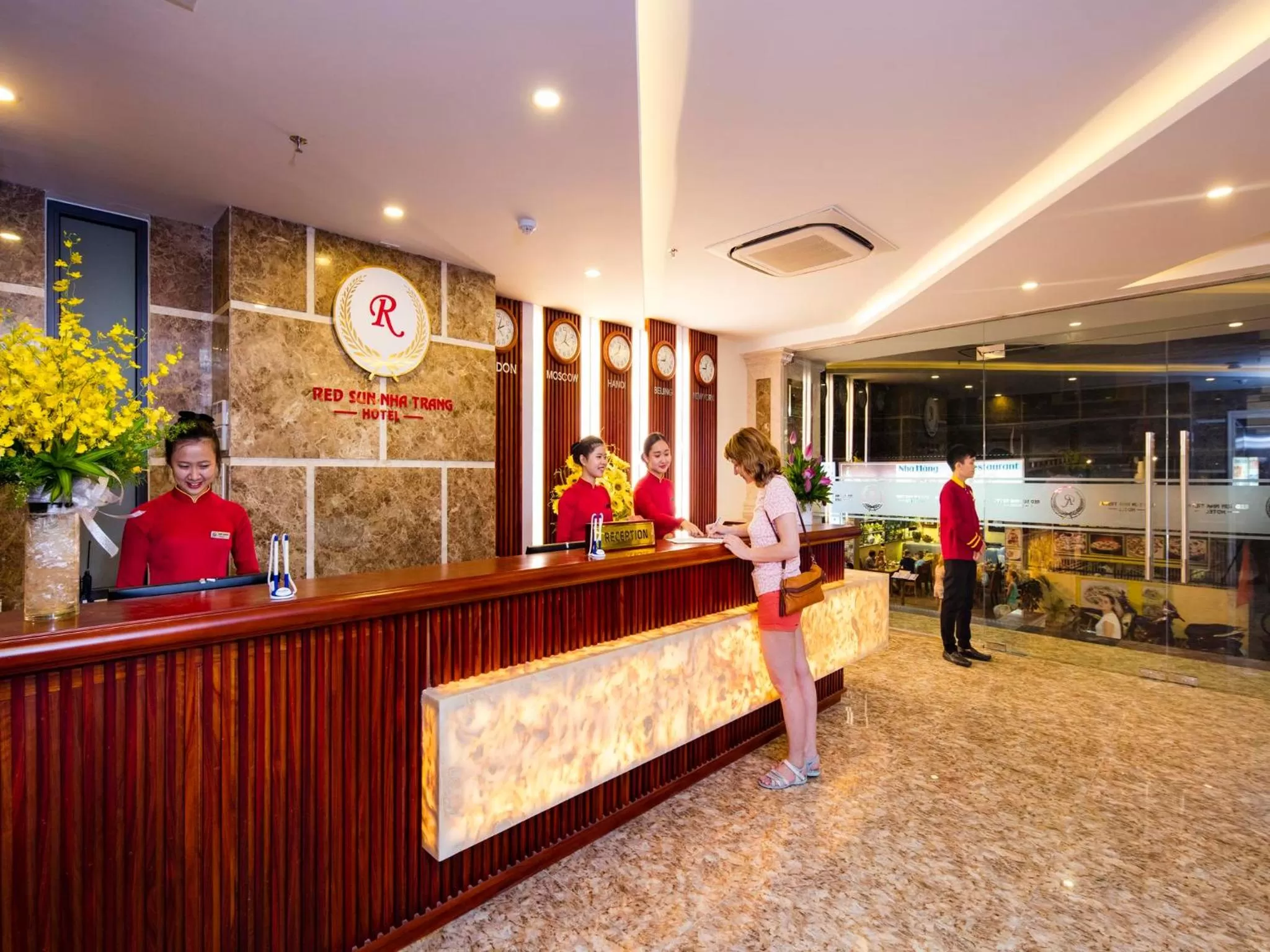Lobby or reception in Red Sun Nha Trang Hotel