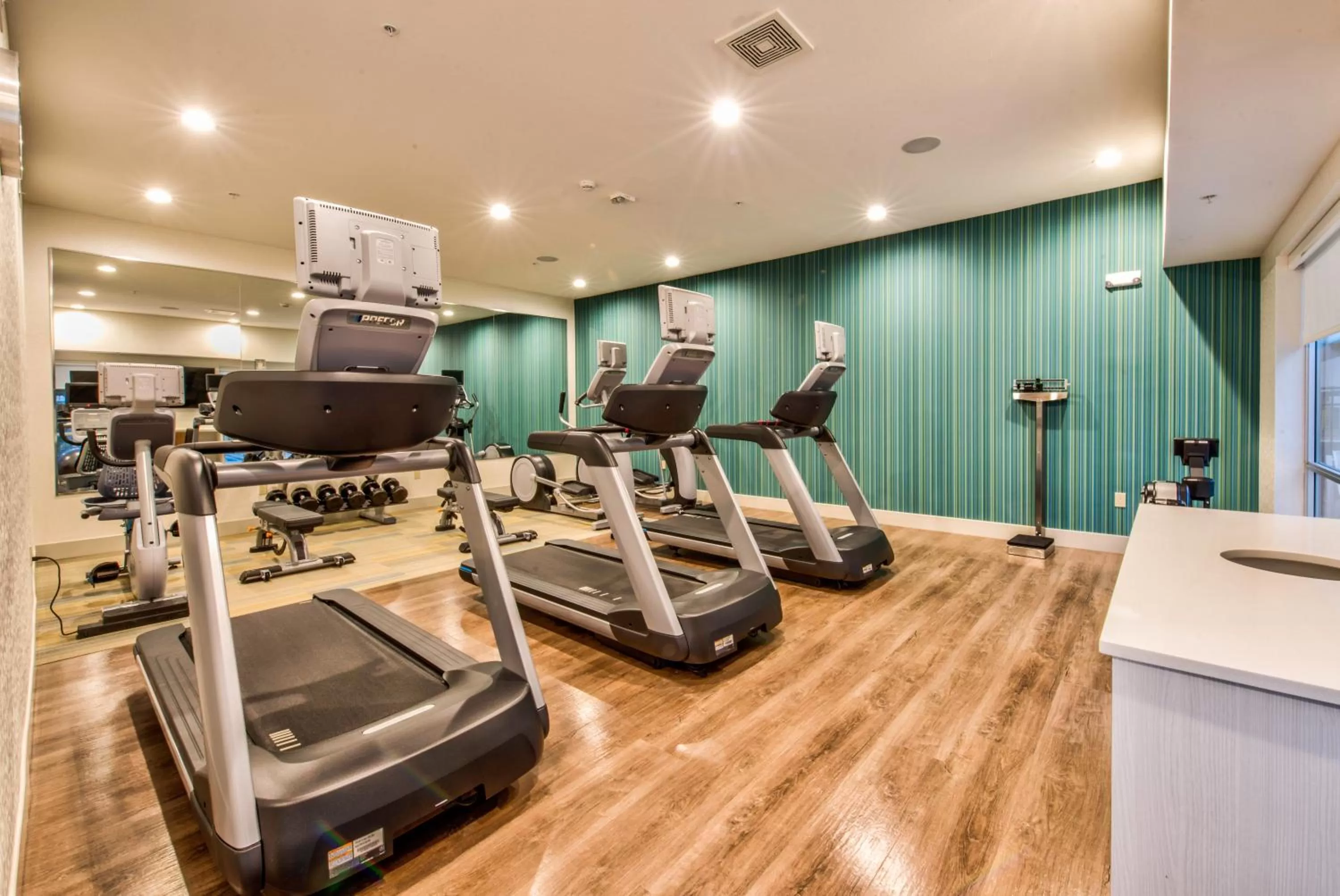 Fitness centre/facilities in Holiday Inn Express & Suites Dallas NW - Farmers Branch by IHG