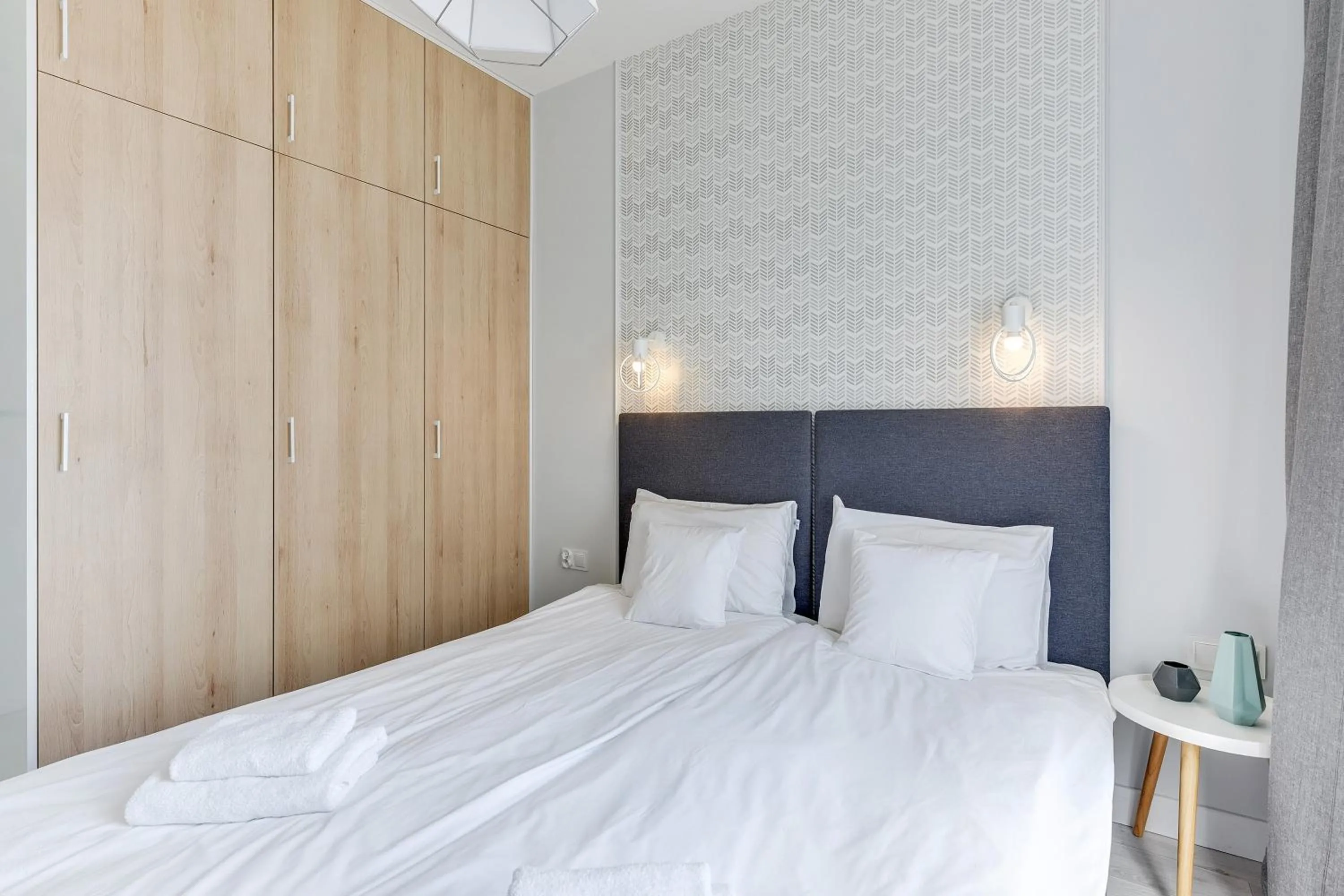 Bedroom, Bed in GRANO APARTMENTS Gdańsk Motława SPA & Wellness