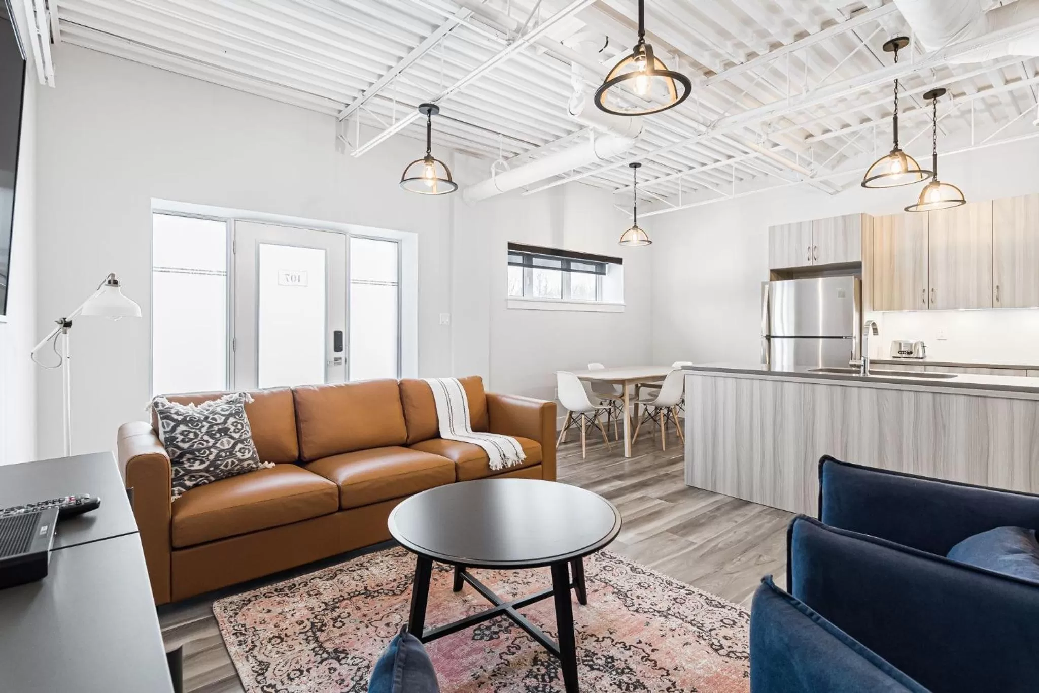 Living room in Station 1 by Terra Hospitality