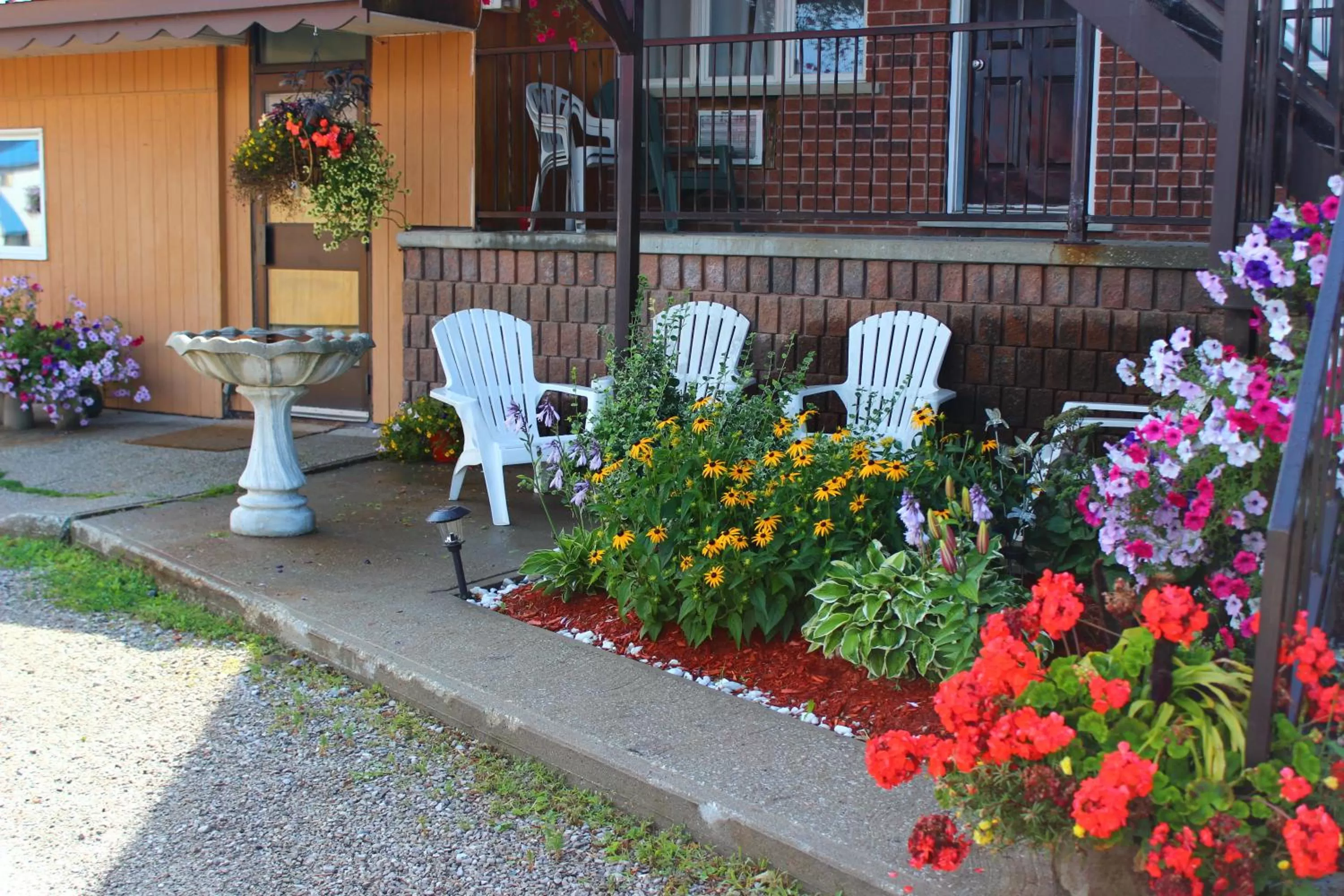 Patio in Hawberry Motel