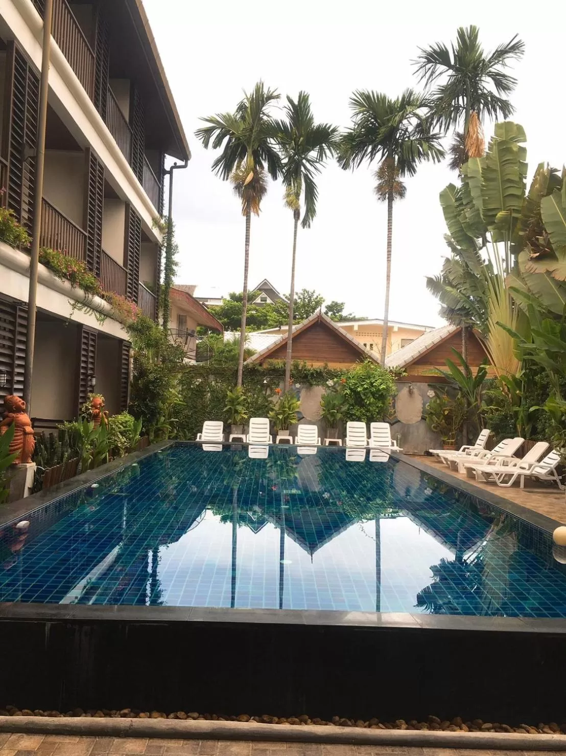 Pool view in BB Mantra Boutique Hotel