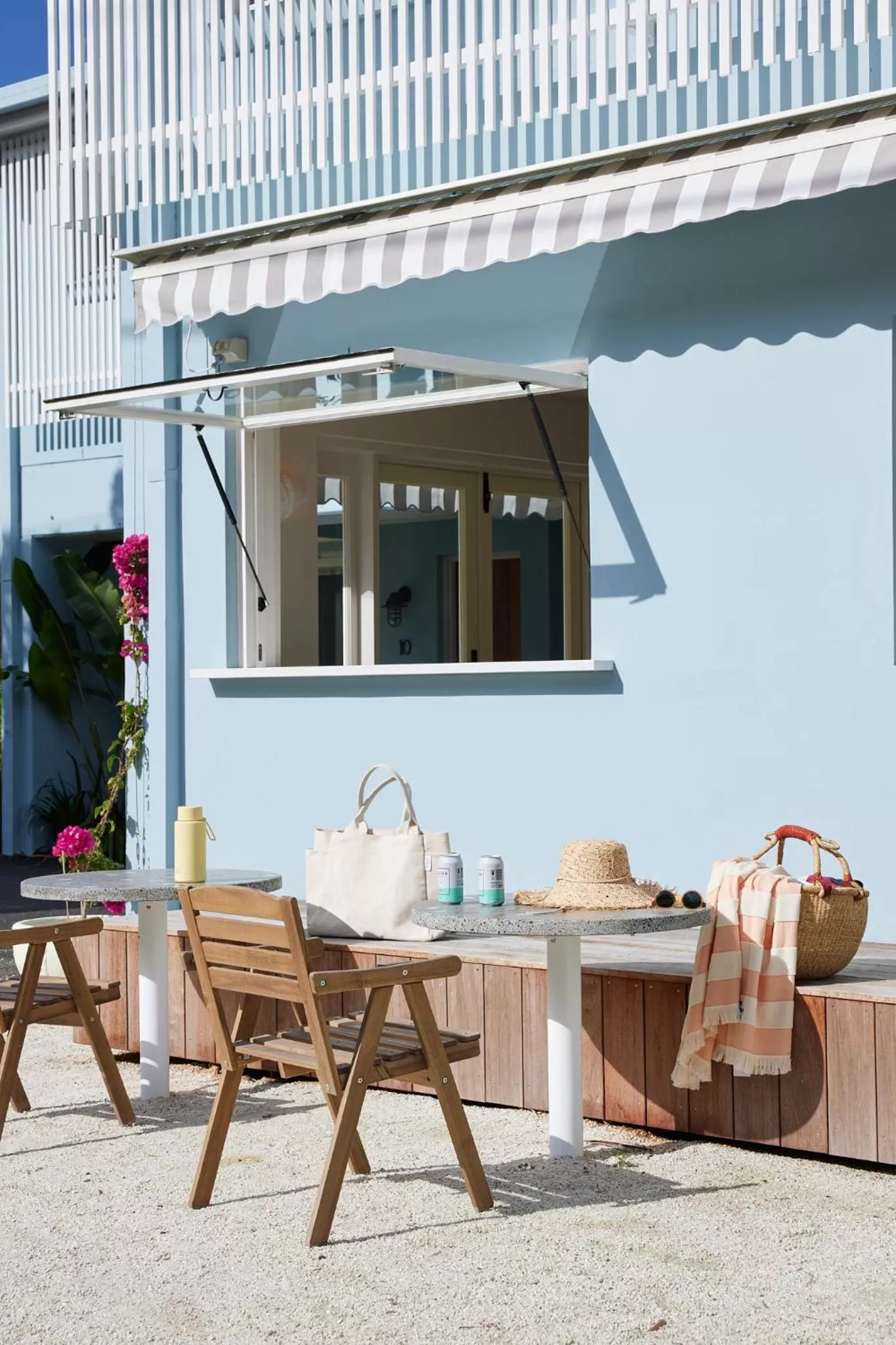 Property building in The Blue Water Motel