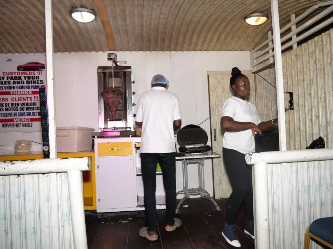 Staff in Marriot Metropolitan Hotel