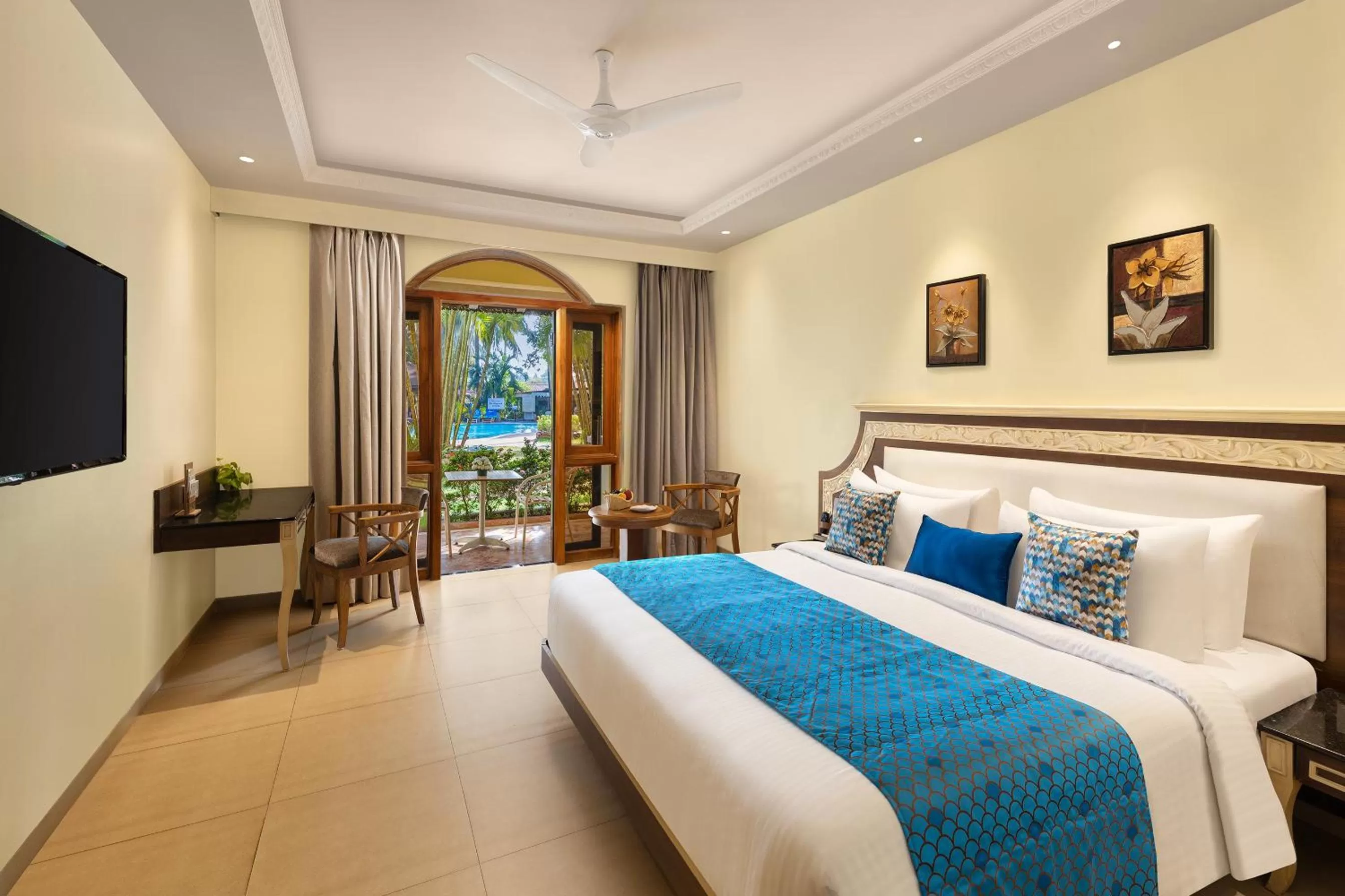 Bed in Fortune Resort Benaulim Goa - Member ITC Hotels' Group