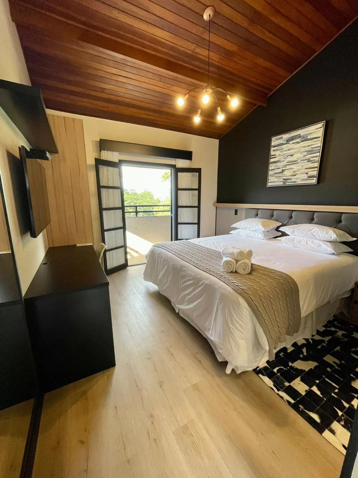 Bed in Pousada Terrazzo Bonjardim - by Easy Hotéis