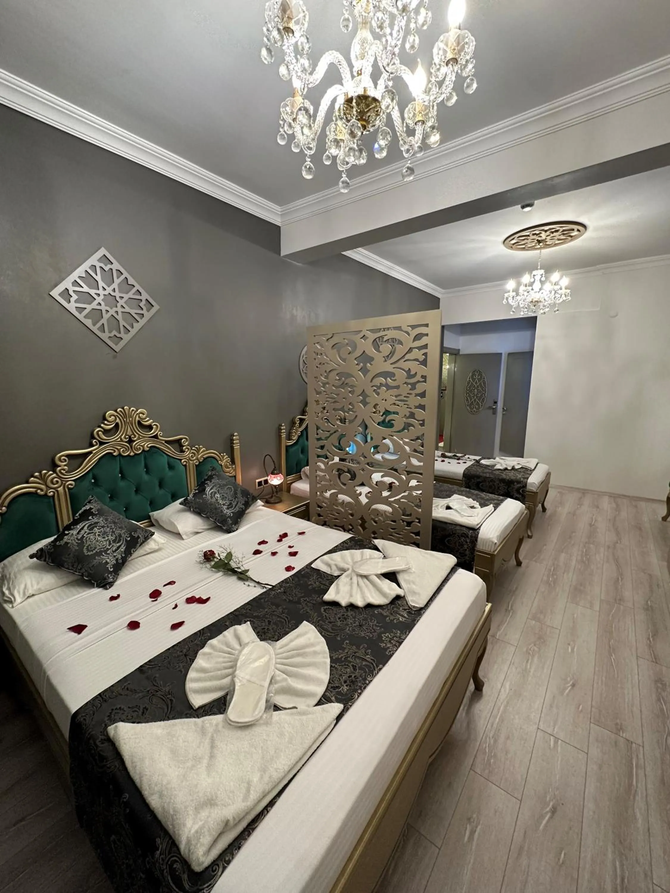 Bed in Ethnica Suites