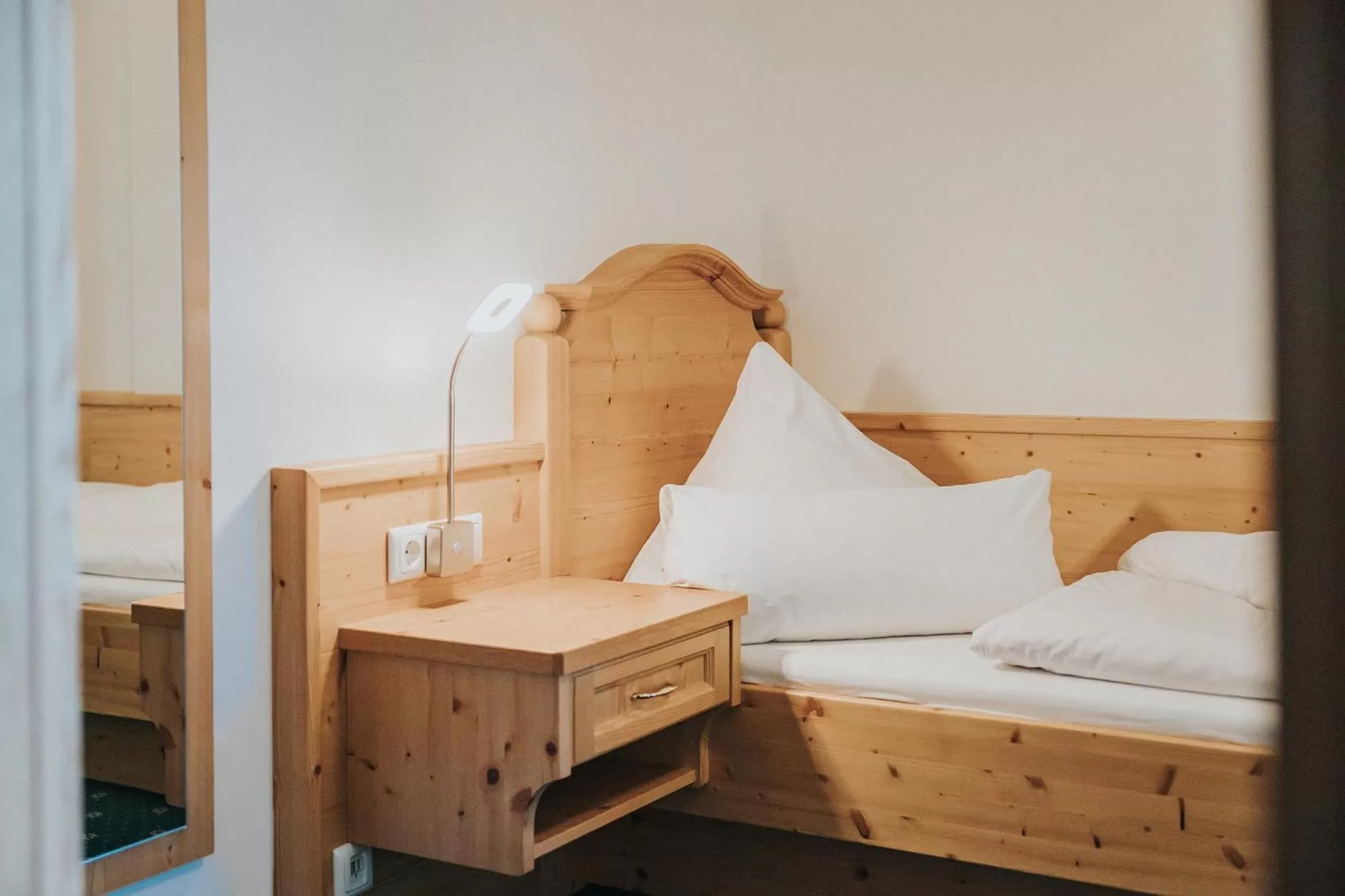 Bed in Hotel Silberfux