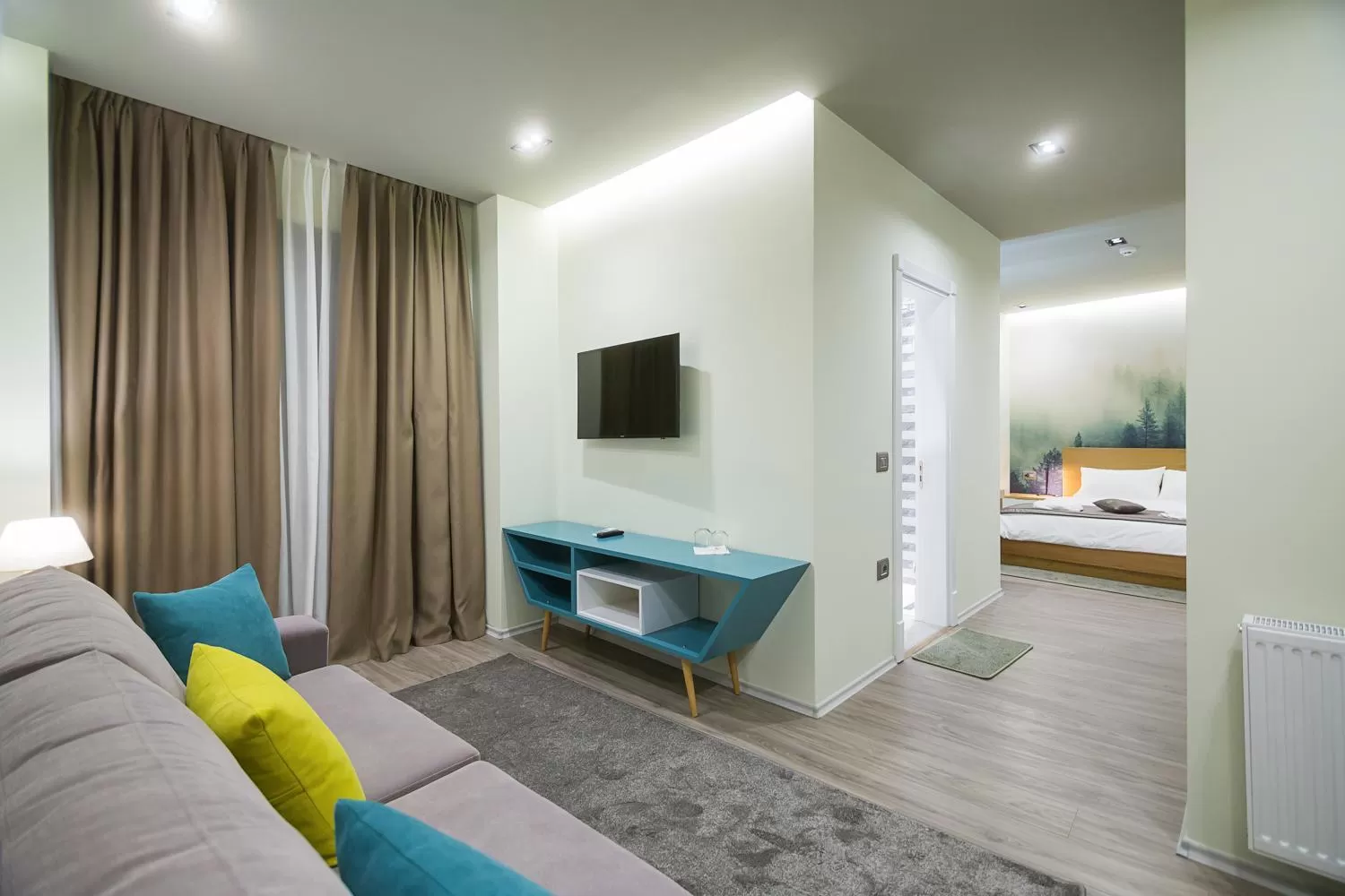 TV/Entertainment Center in Hotel Regal