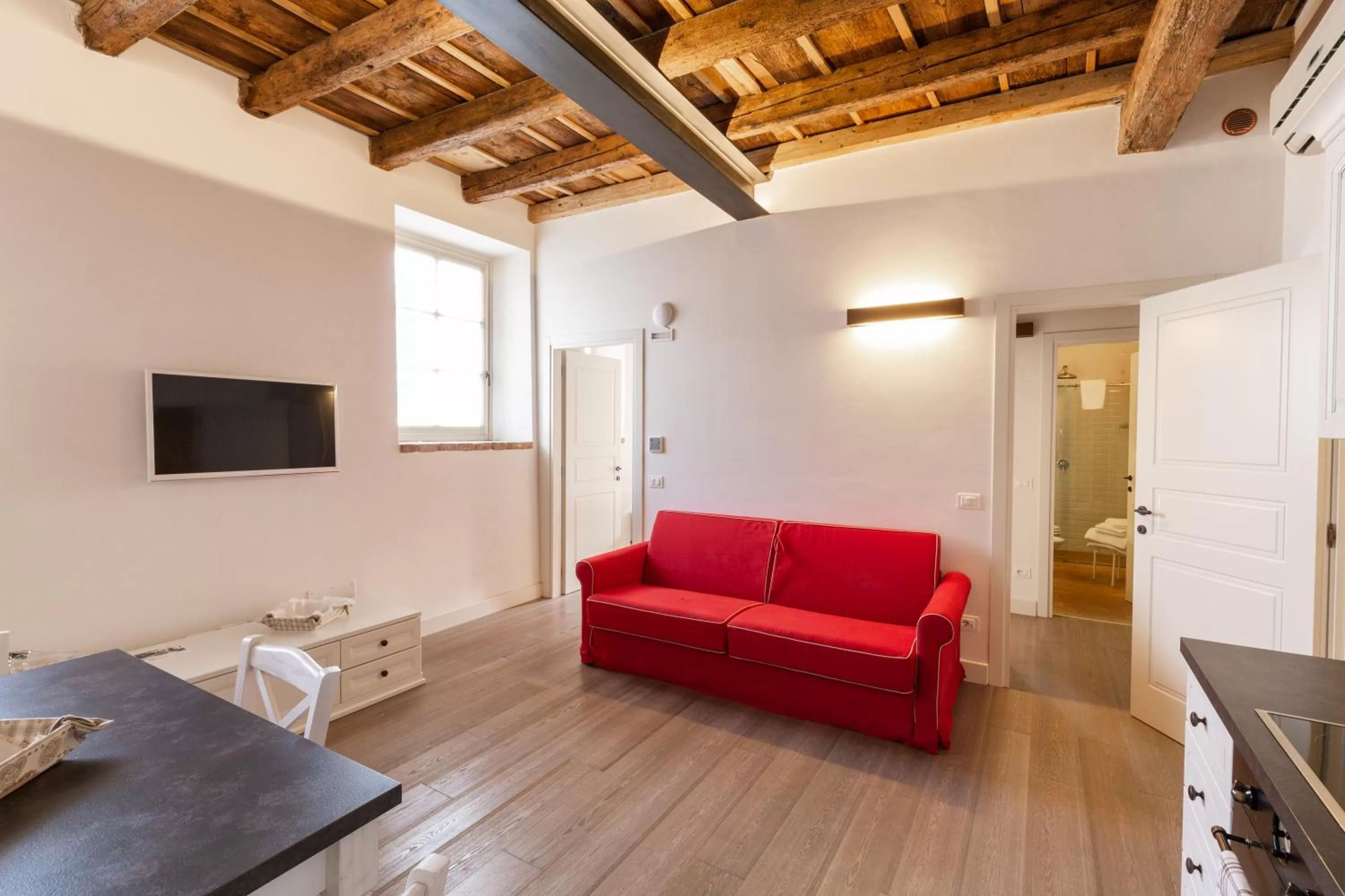 Seating area in Residence Corte San Carlo