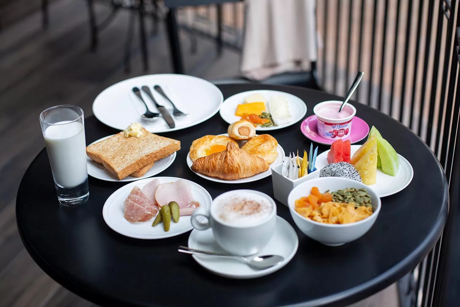 Continental breakfast in Novotel Suites Sukhumvit 39