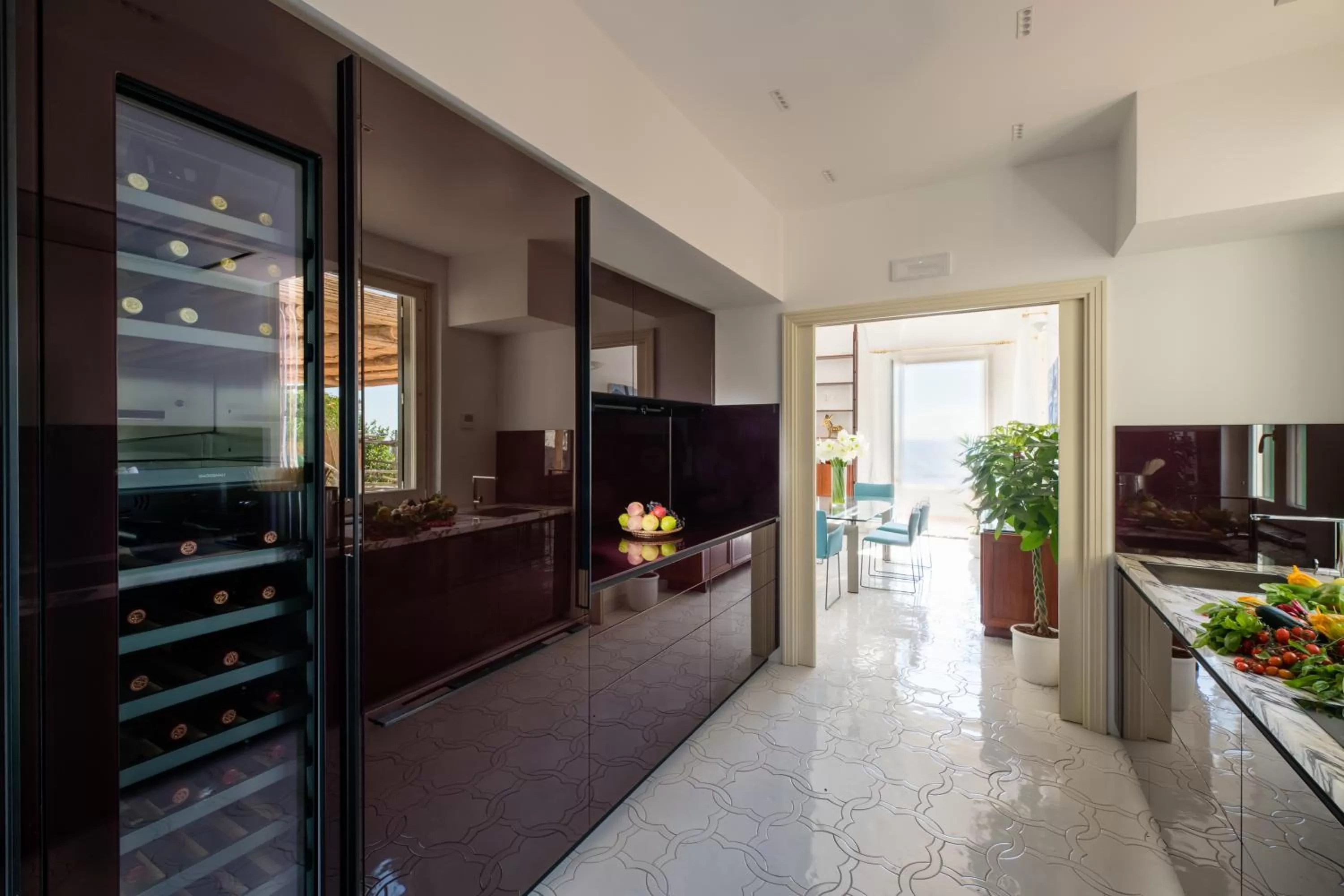 Kitchen or kitchenette in Hotel Santa Caterina