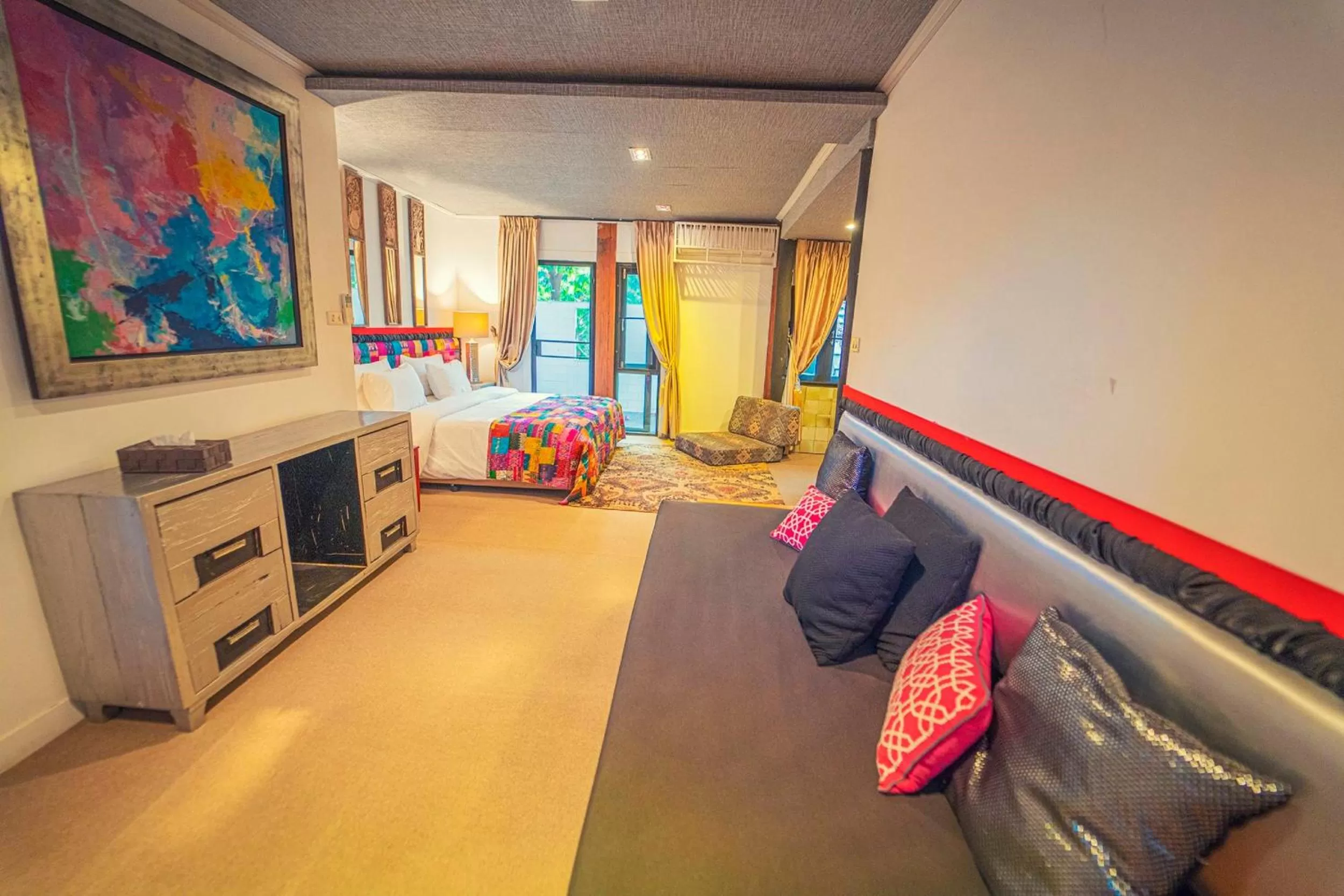 Living room in Baan Suan Residence เฮือนพักบ้านสวน