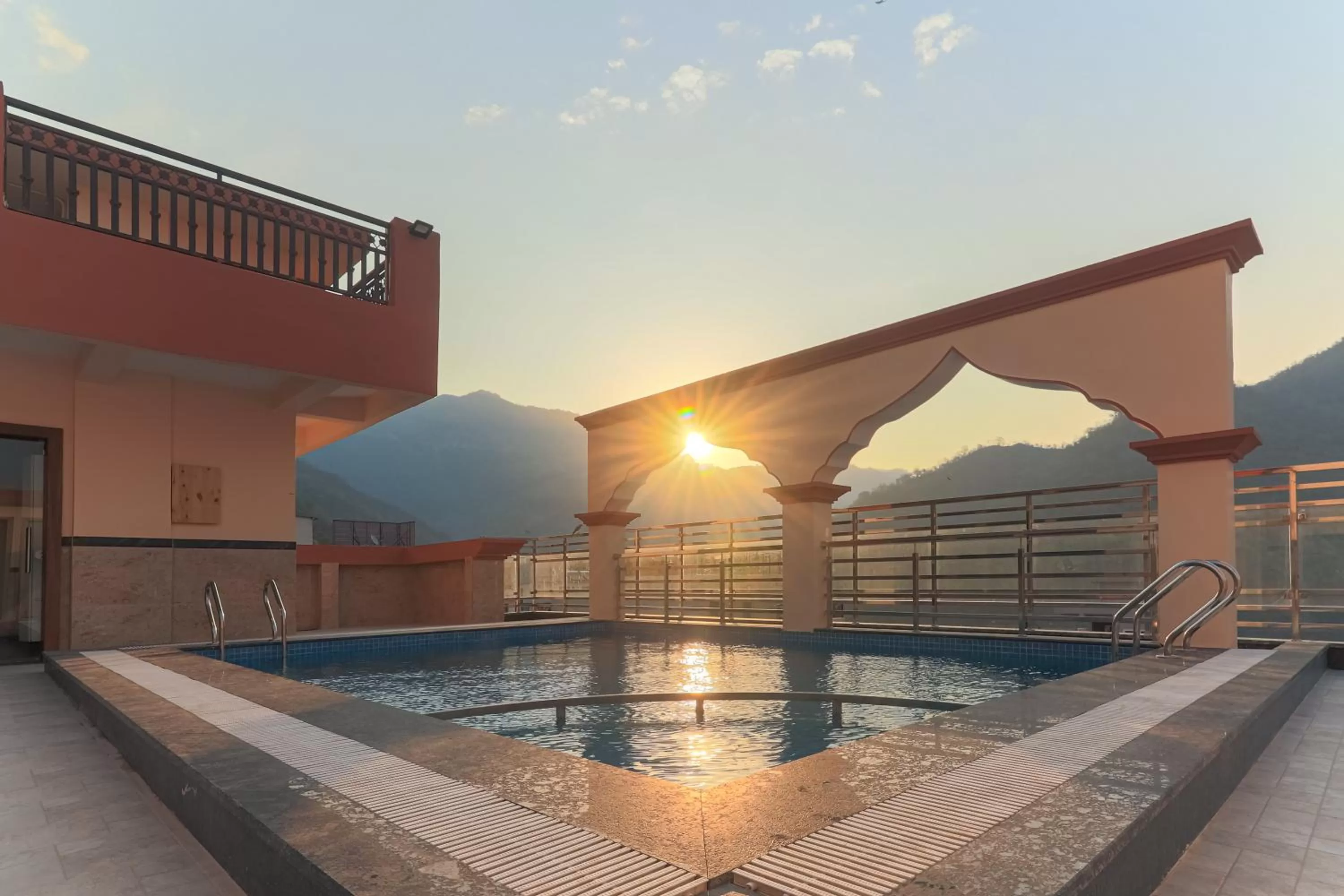 Pool view in Arogyadham Wellness Retreat