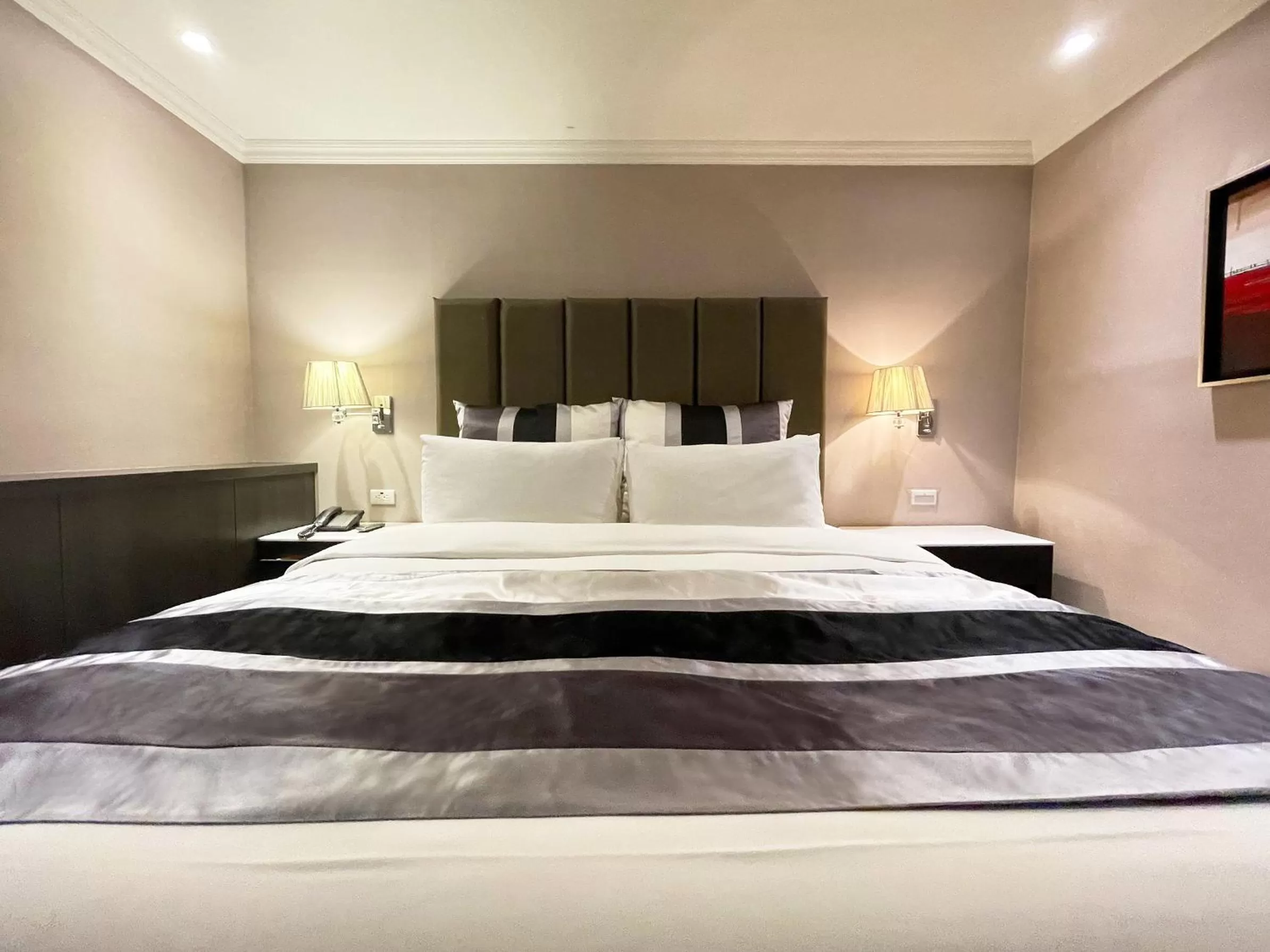 Bed in Guide Hotel Kaohsiung Liuhe