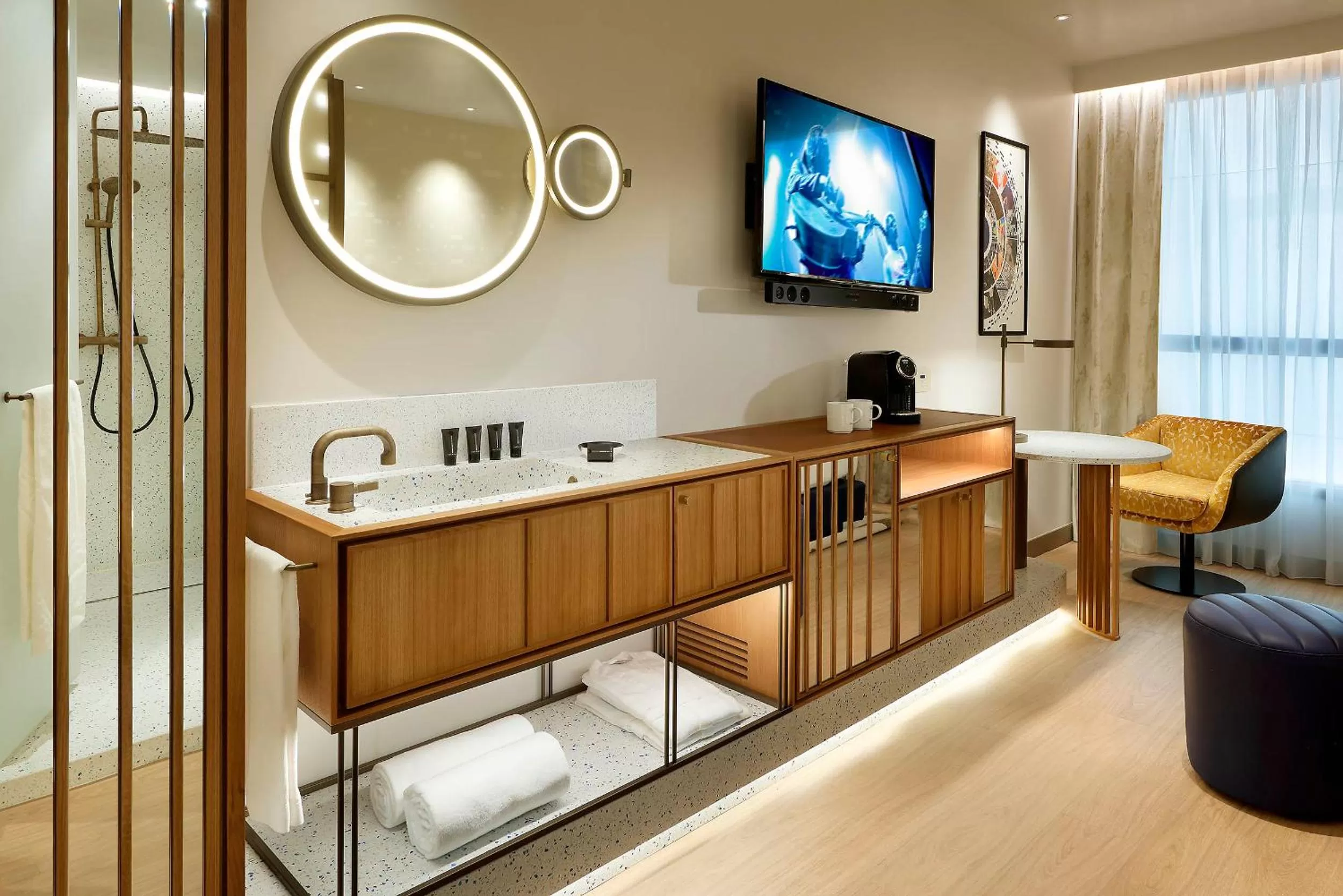 Coffee/tea facilities in Hard Rock Hotel Madrid