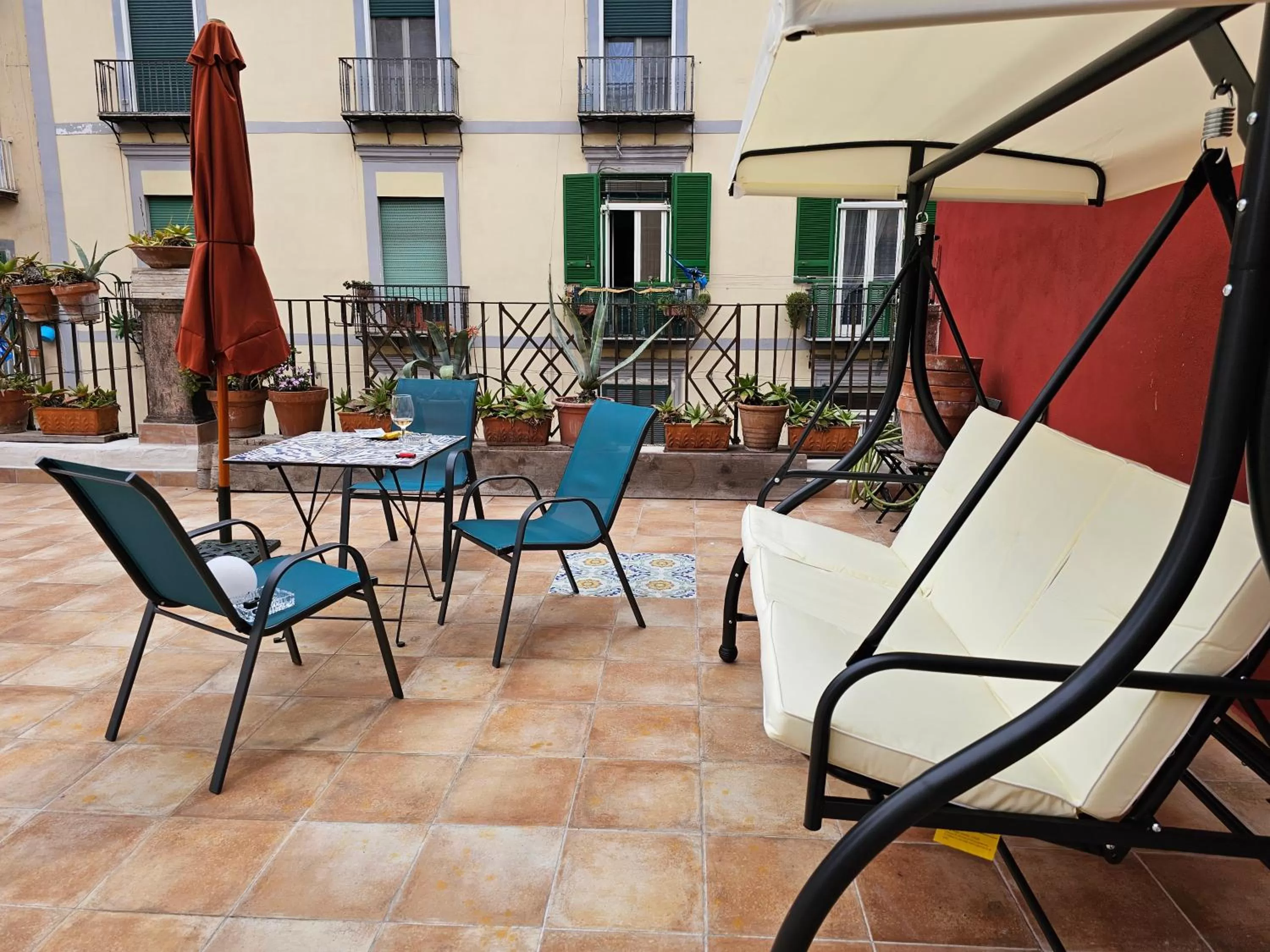 Balcony/Terrace in The Spanish Palace, Suites, Rooms, Apartments & Terraces