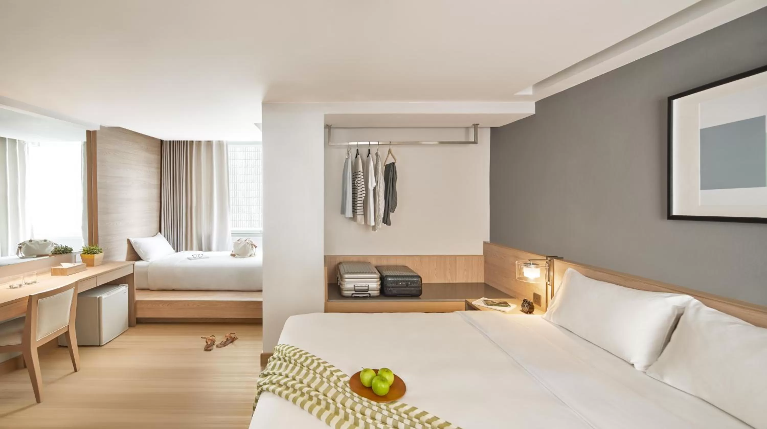 Photo of the whole room, Bed in Kritthai Residence