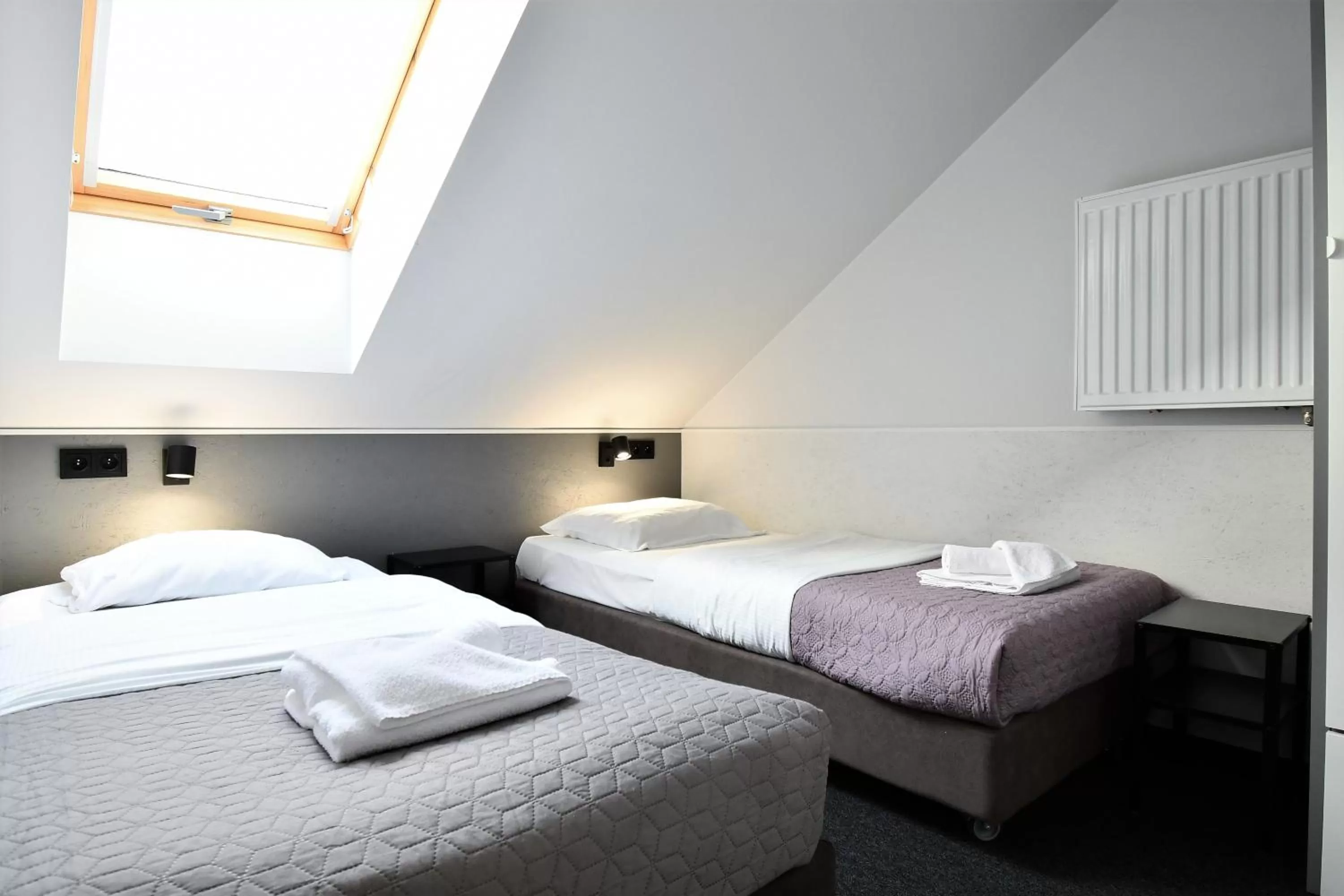 Bed in Sleepinn Gdansk Airport