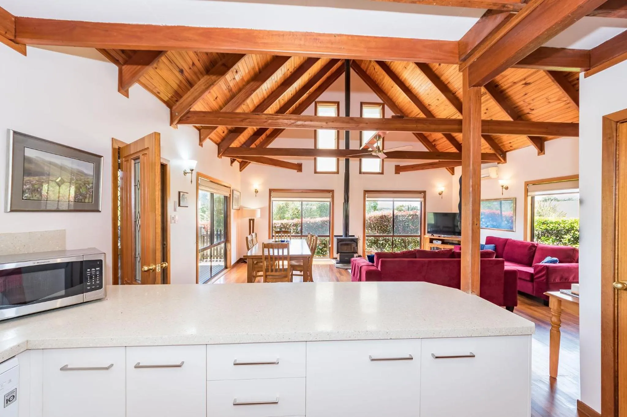Living room in Clarendon Forest Retreat